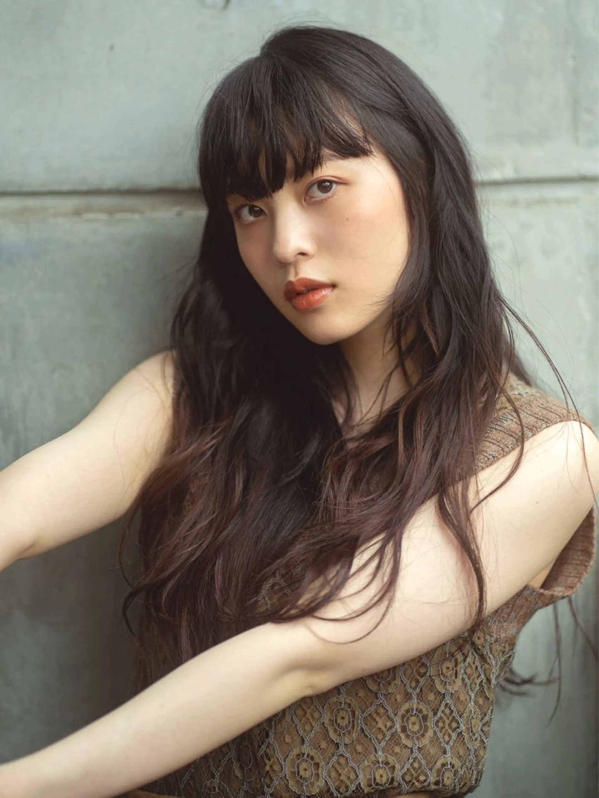 ロング パーマ 🎀ハイトーン/レイ ヤー/Reina🎀のヘアスタイル