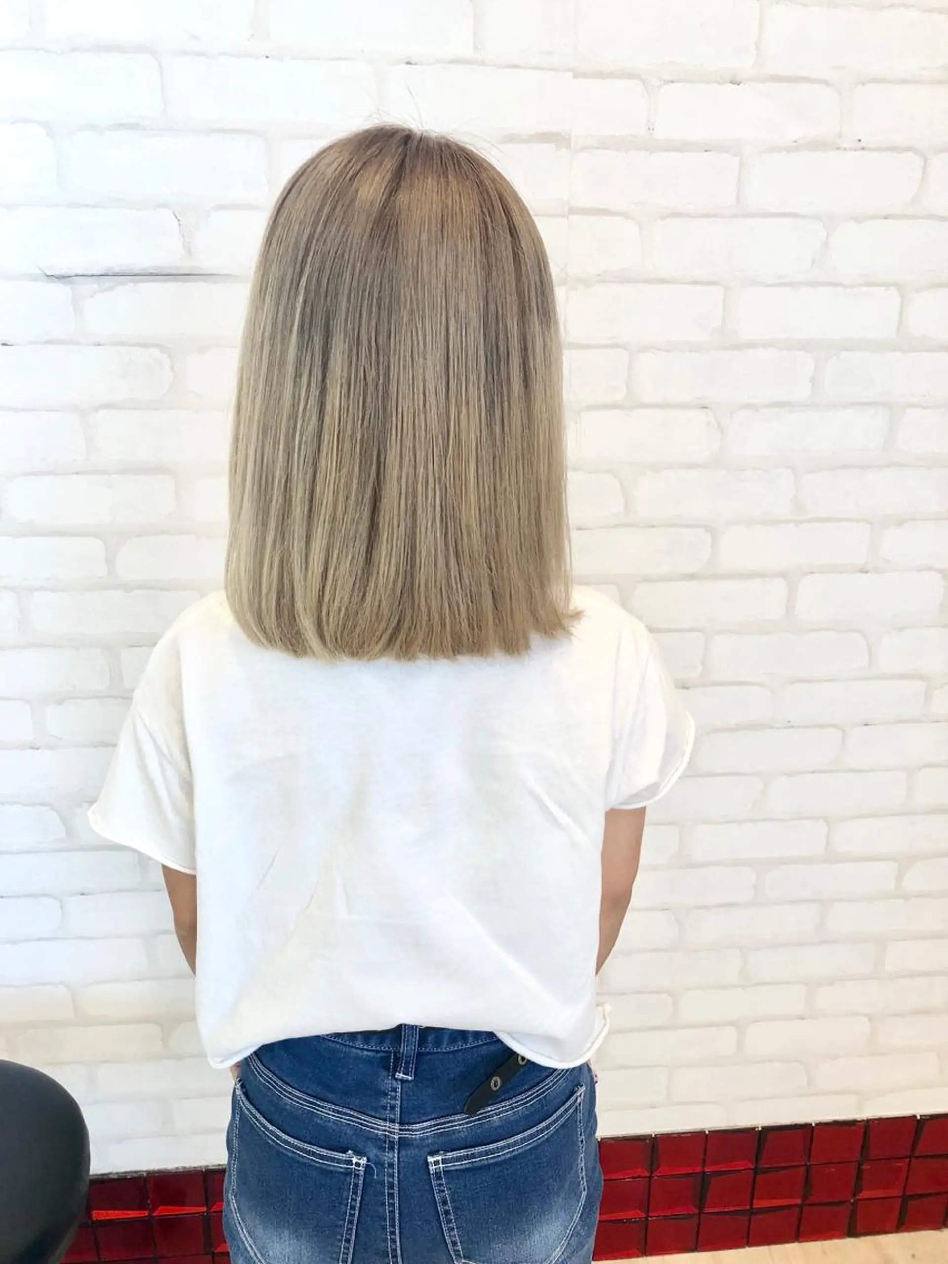 ミディアム カラー ブリーチ ハイトーンカラー 巣鴨髪質改善サロン 🌈NONOKAのヘアスタイル