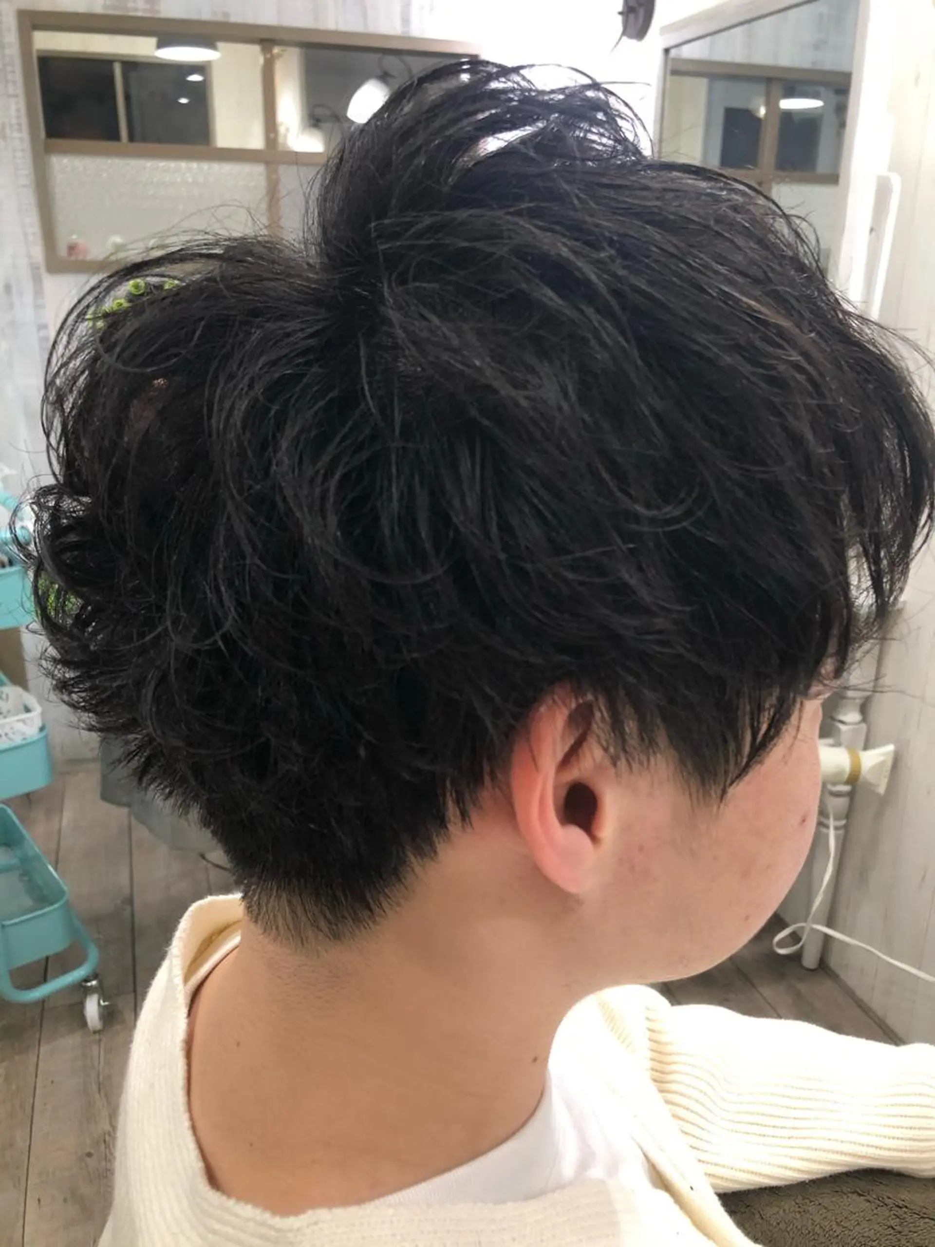 パーマ メンズ メンズパーマ カット パーマ イシジマ タカナリのヘアスタイル