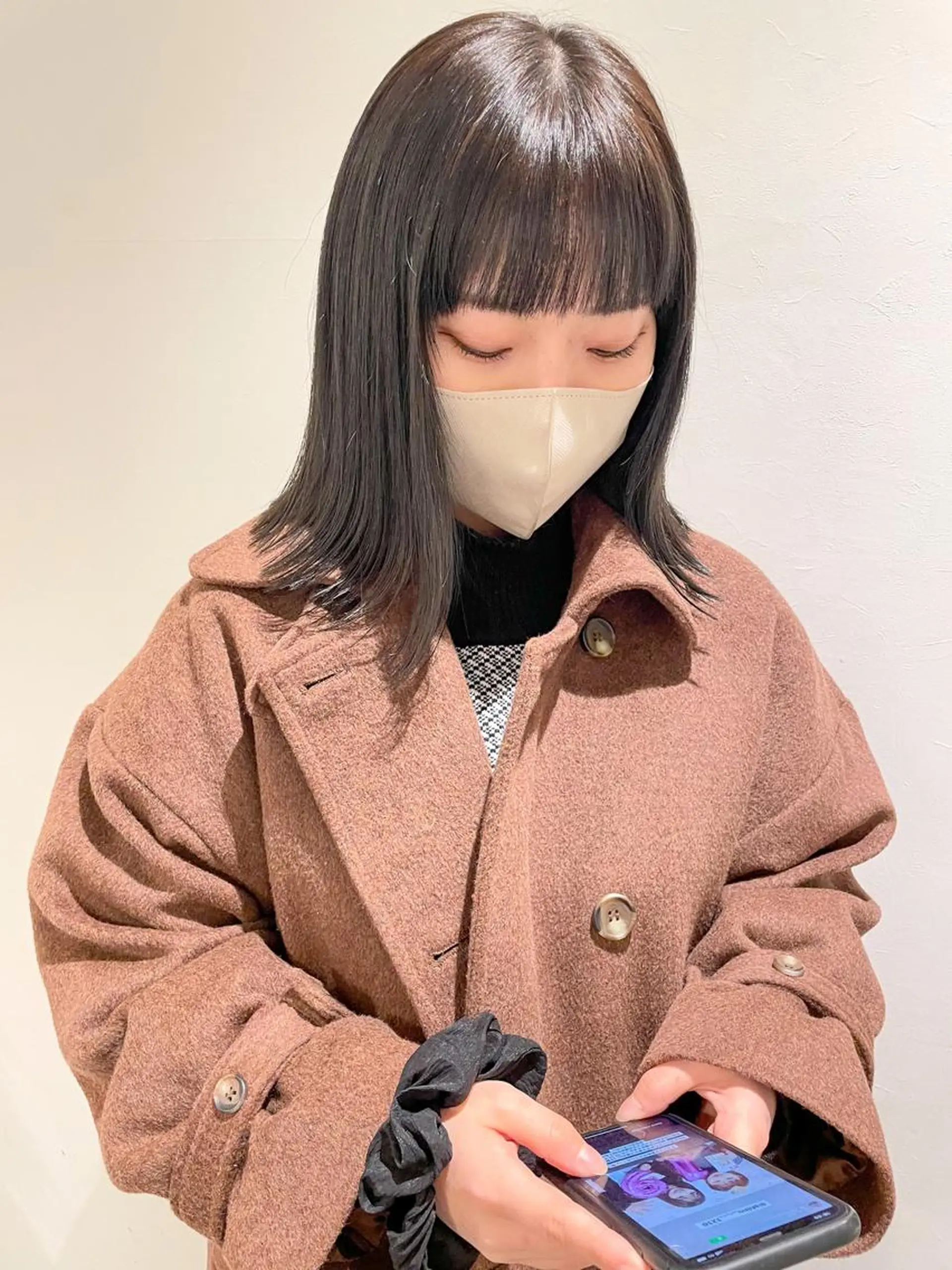 ミディアム 透明感カラー🥣 大平優香のヘアスタイル