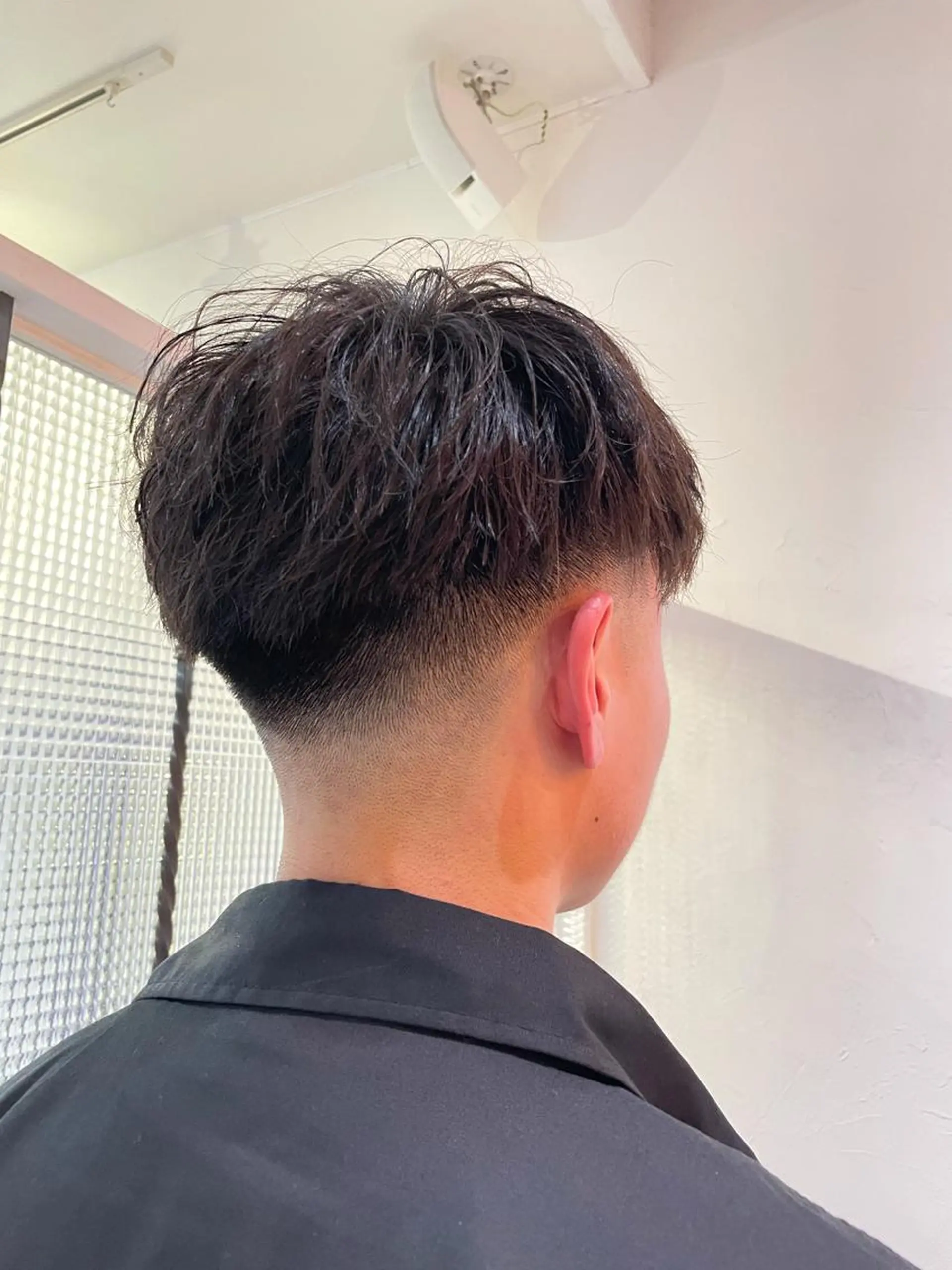 メンズ フェードカット マッシュ スキンフェード Men's hair salon First 中百舌鳥店所属・First なかもず 店 YUKIのヘアスタイル