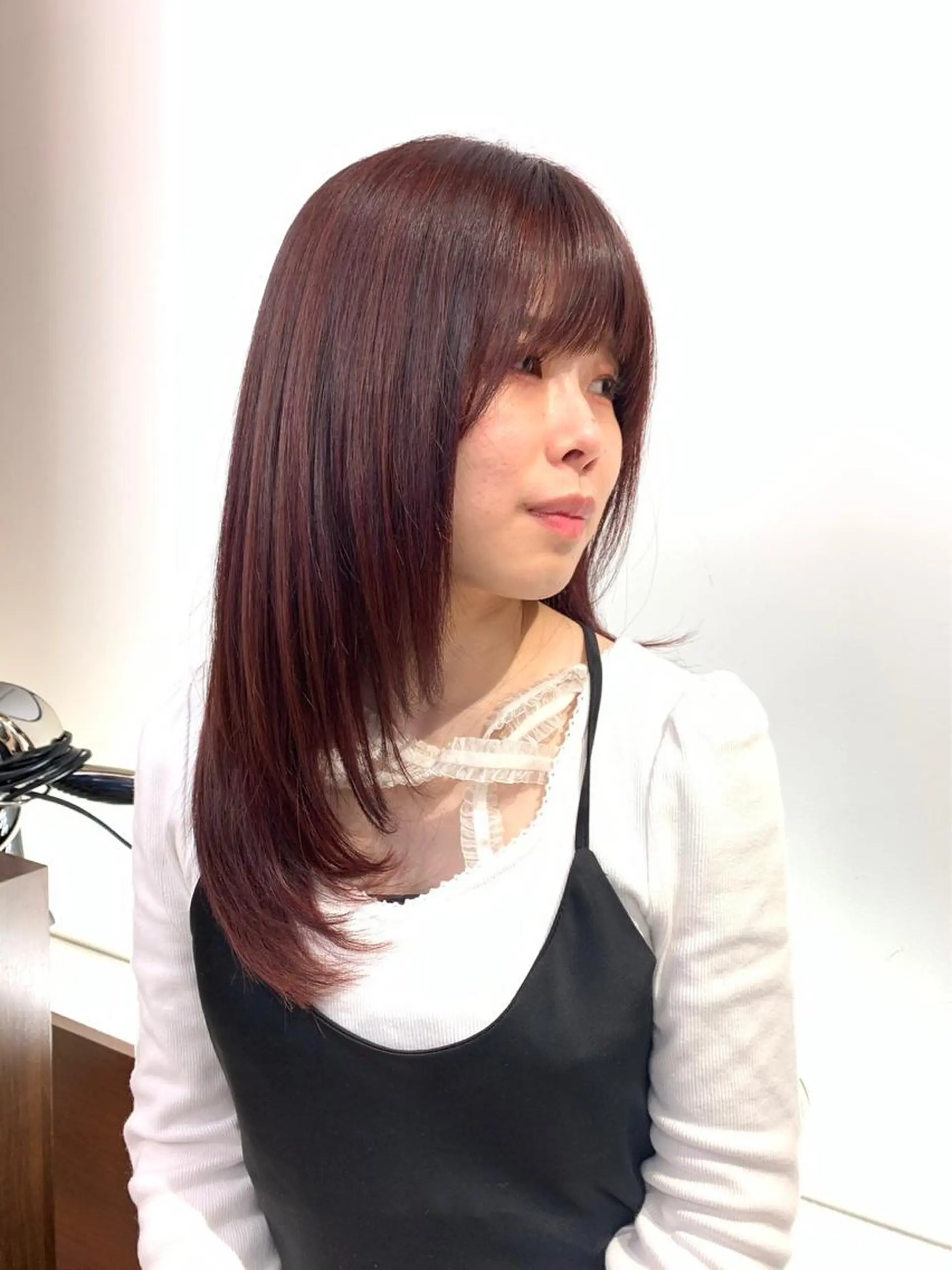 ロング 多田 純玲のヘアスタイル