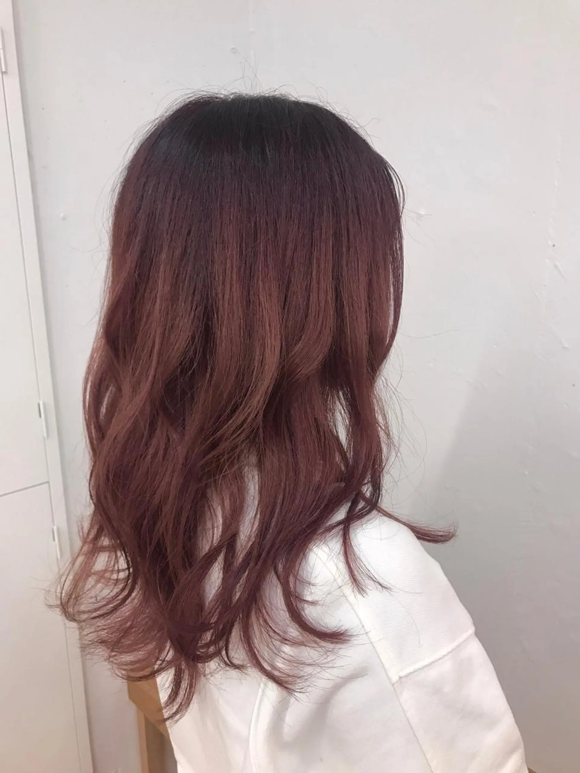 ミディアム カラー ピンクカラー PANOLA所属・加藤 理沙のヘアスタイル