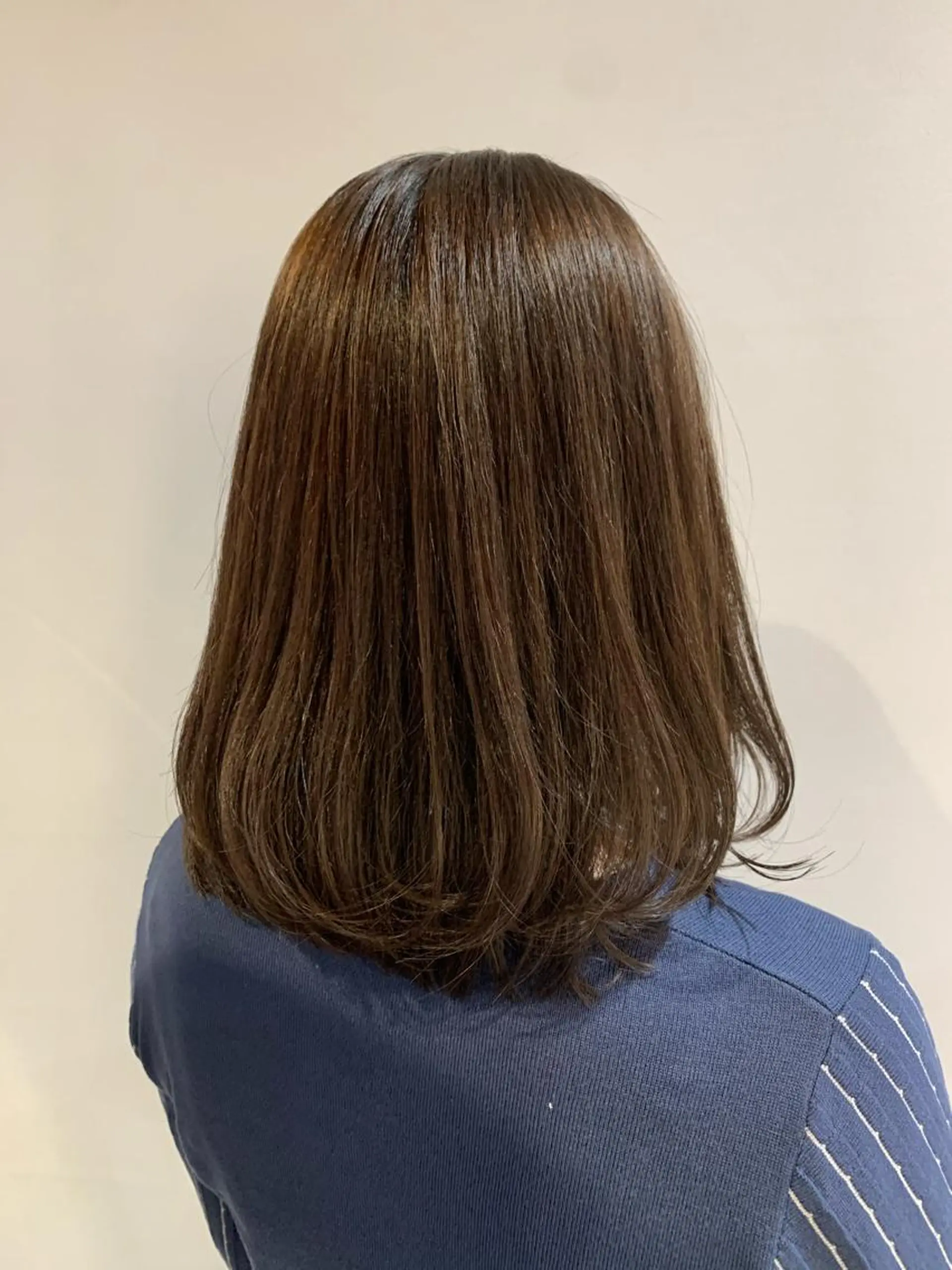 ミディアム 縮毛矯正/髪質改善/ 石橋代智のヘアスタイル