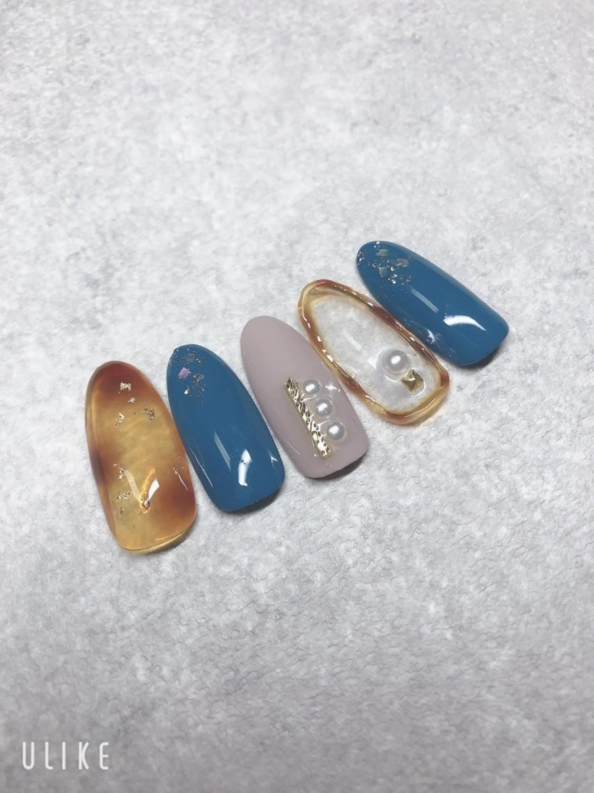 ネイル アートネイル べっ甲ネイル フレンチネイル ジェルネイル グラデーション Nail room Bimano所属・Bimano seica♡+°のネイルデザイン