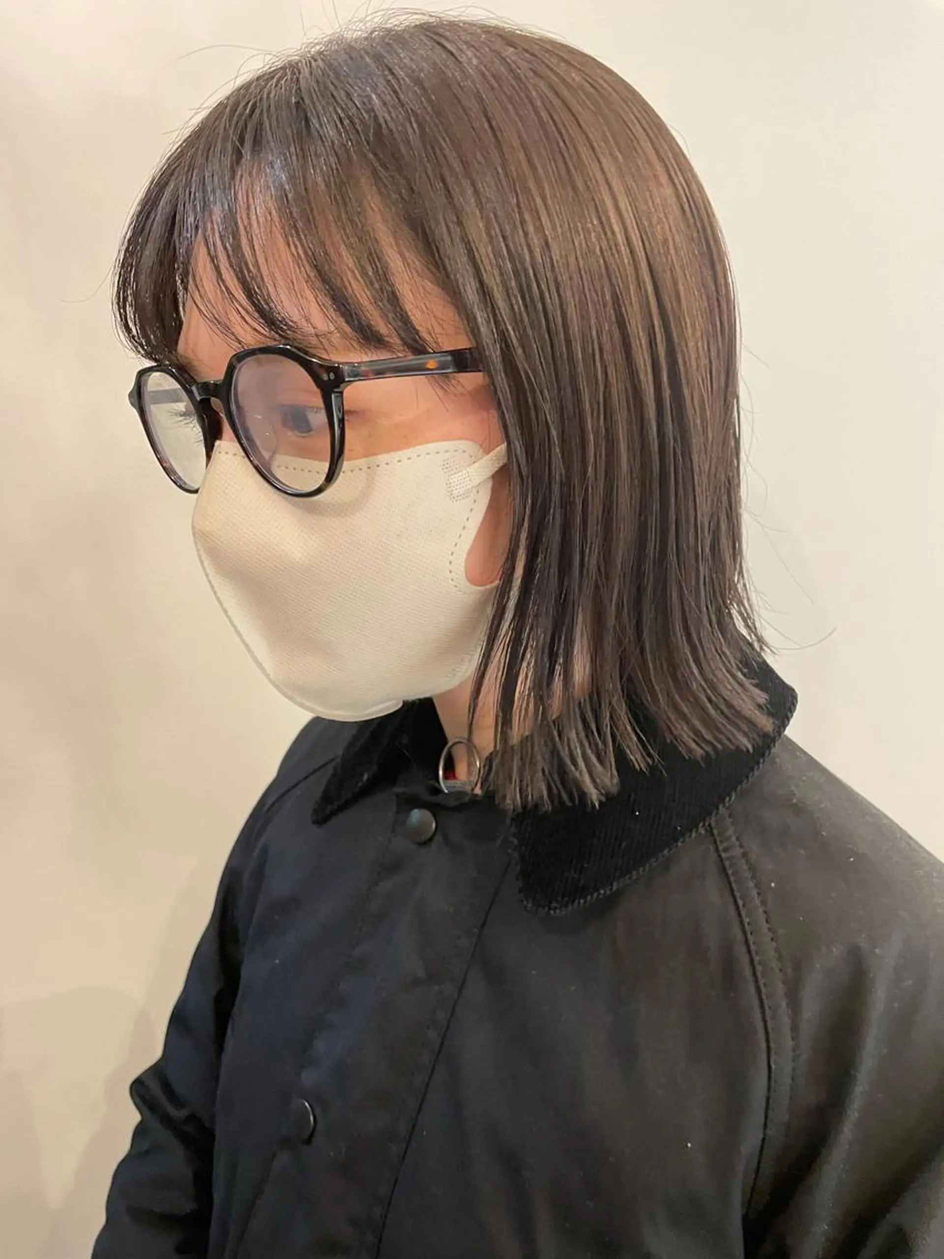 ミディアム カット ヘアカラー トリートメント ヘアセット ヤマモト マイのヘアスタイル