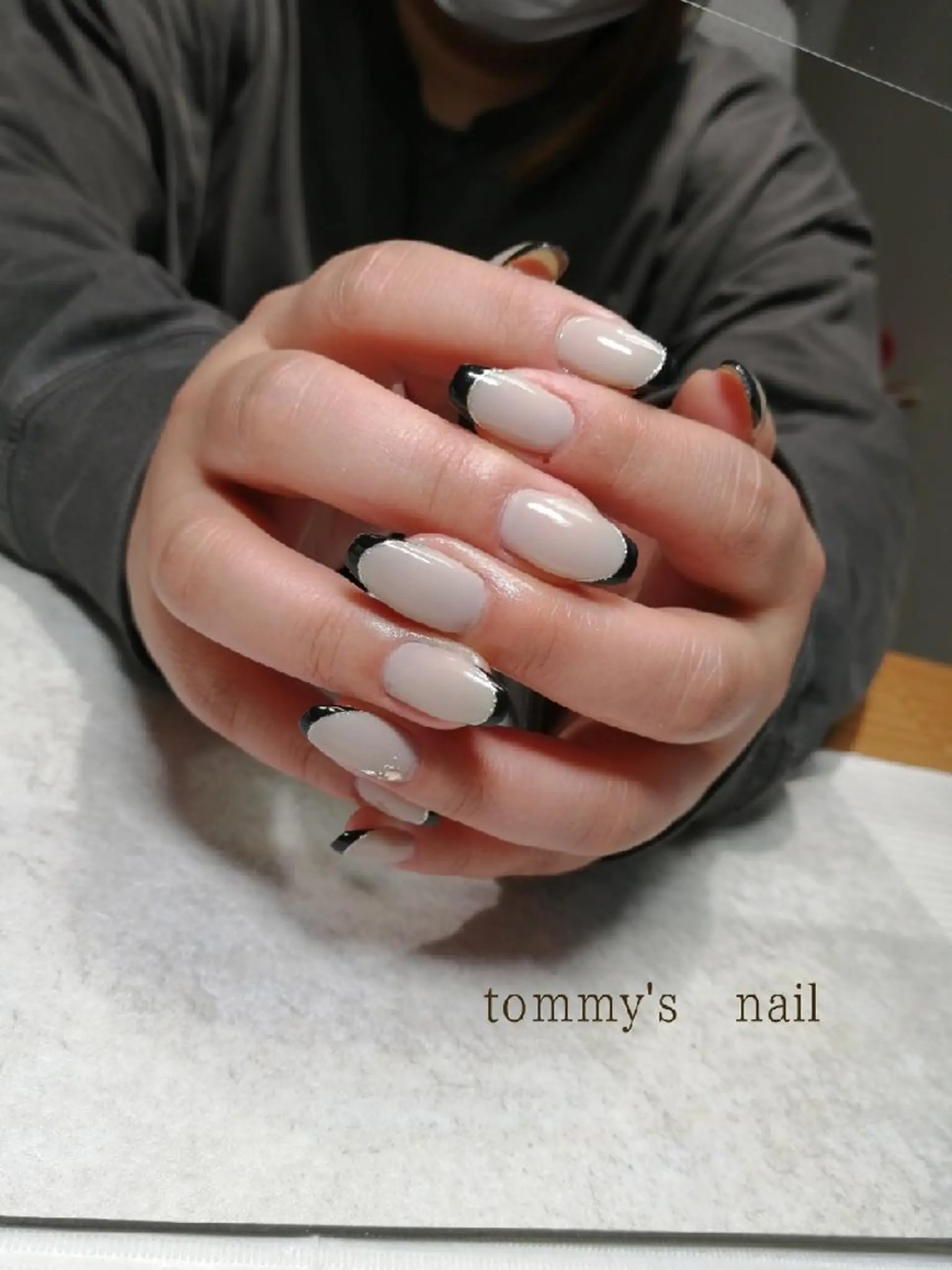 ネイル フレンチネイル tommy's nail所属・福岡/若よもぎ蒸し 全身美容が叶うサロンのネイルデザイン