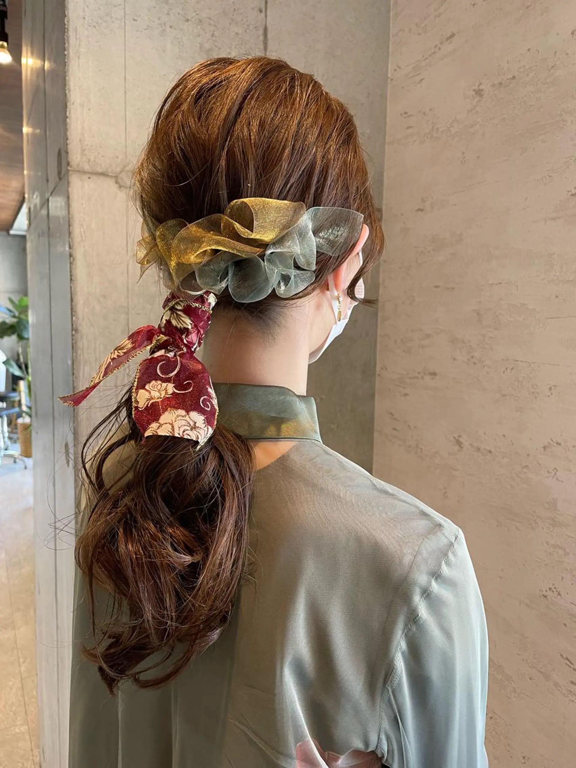 ロング ヘアアレンジ ヘアセット 女性に人気♪ はやしほのかのヘアスタイル