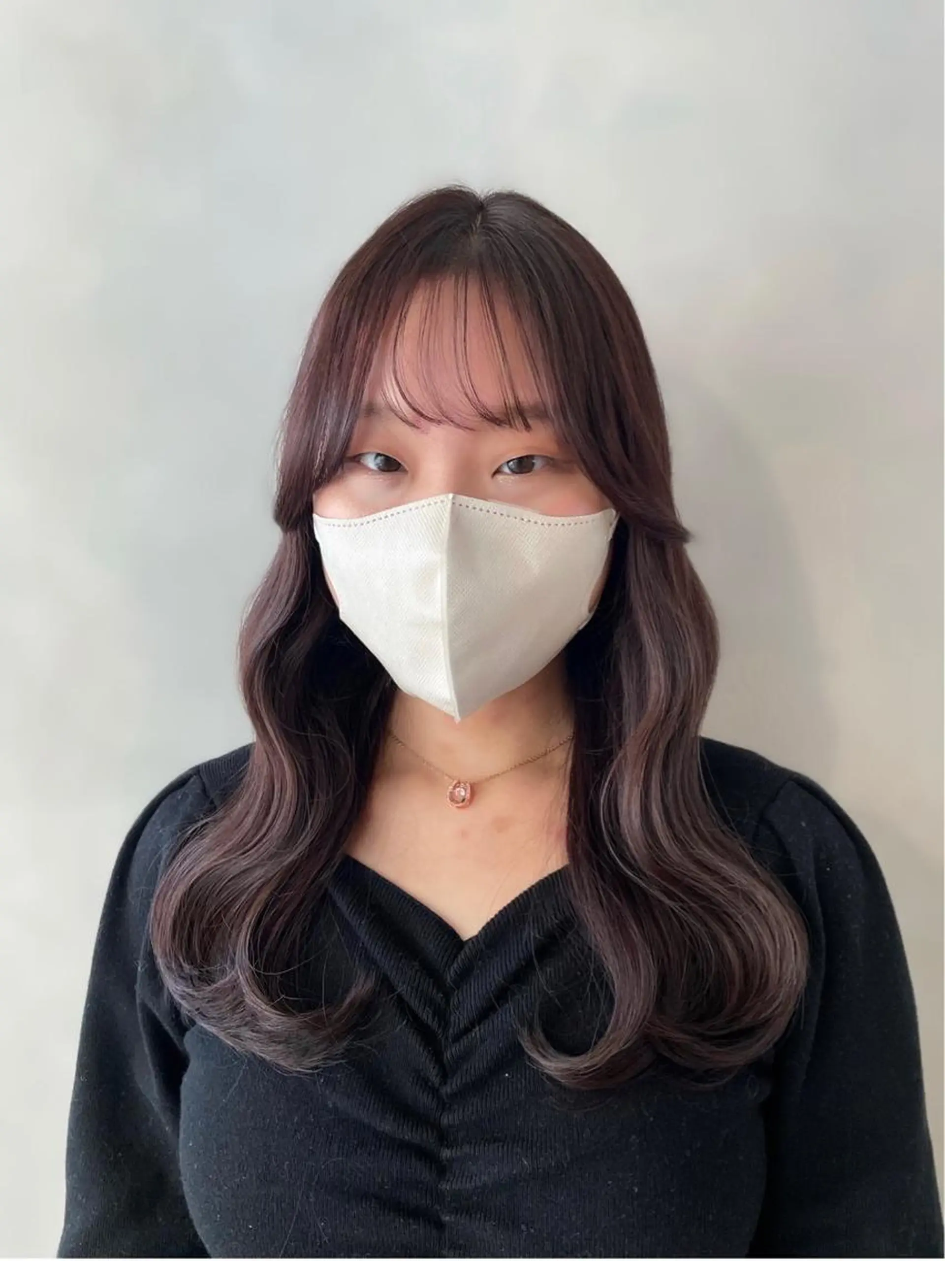 ロング 韓国風ヘア カット ヘアカラー トリートメント ❤︎︎韓国ヘア❤︎︎ 𝑺𝒉𝒊𝒉𝒐のヘアスタイル