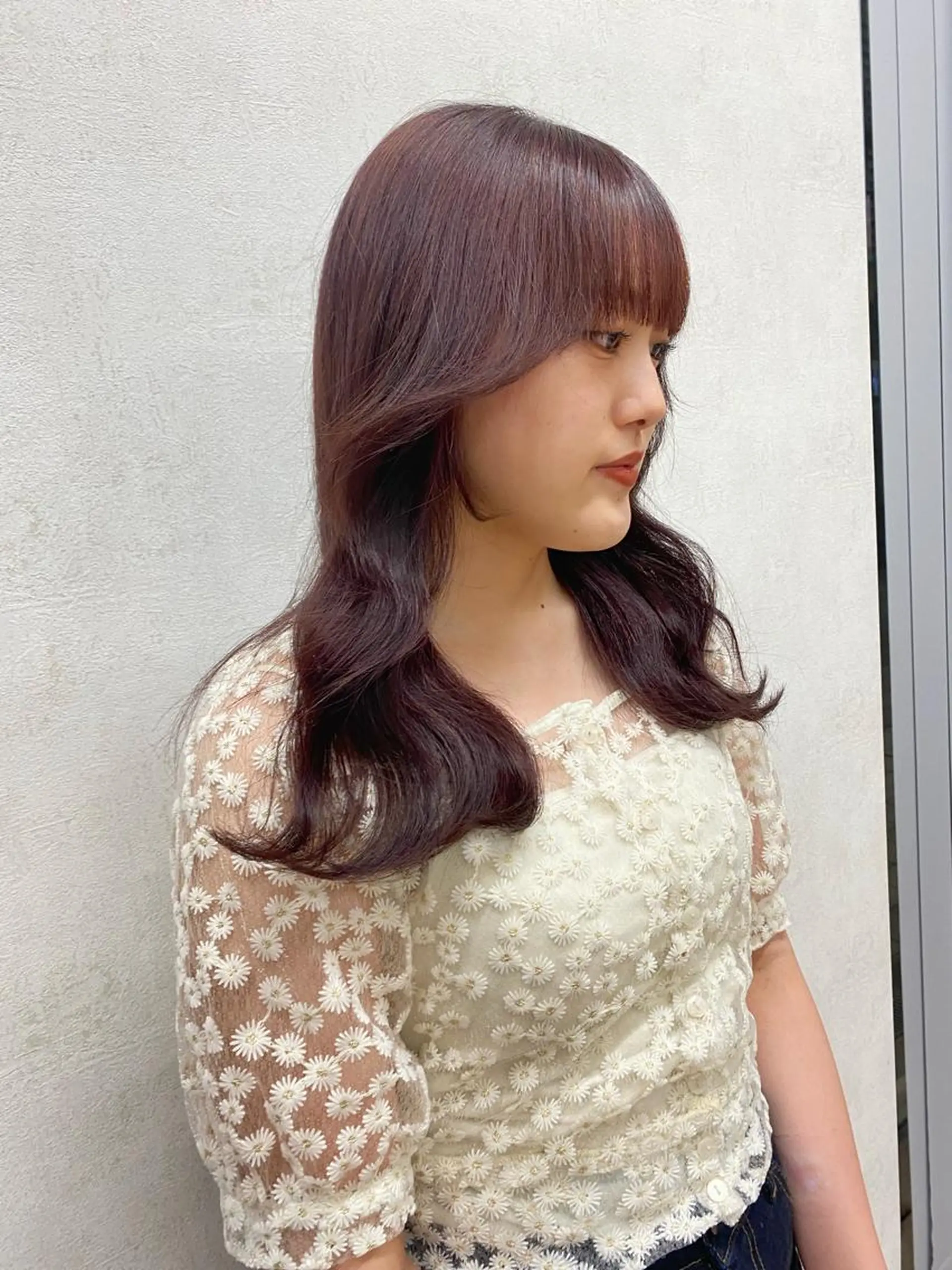 ロング 韓国風ヘア メンズ縮毛矯正 ニュアンスパーマのヘアスタイル
