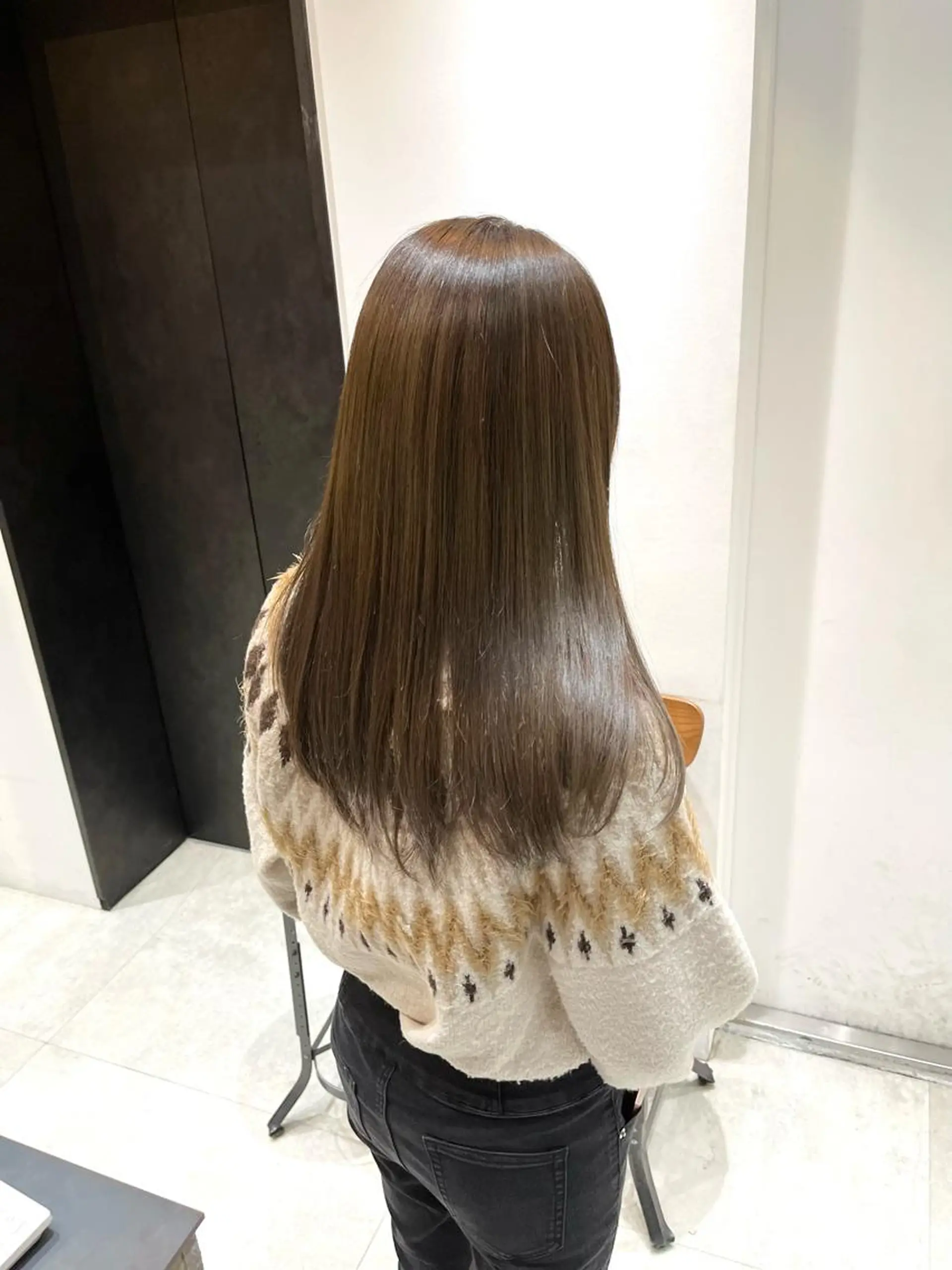ロング トリートメント ヘアカラー トリートメント 🌈透明感カラー 韓 国ヘアこうたろうのヘアスタイル