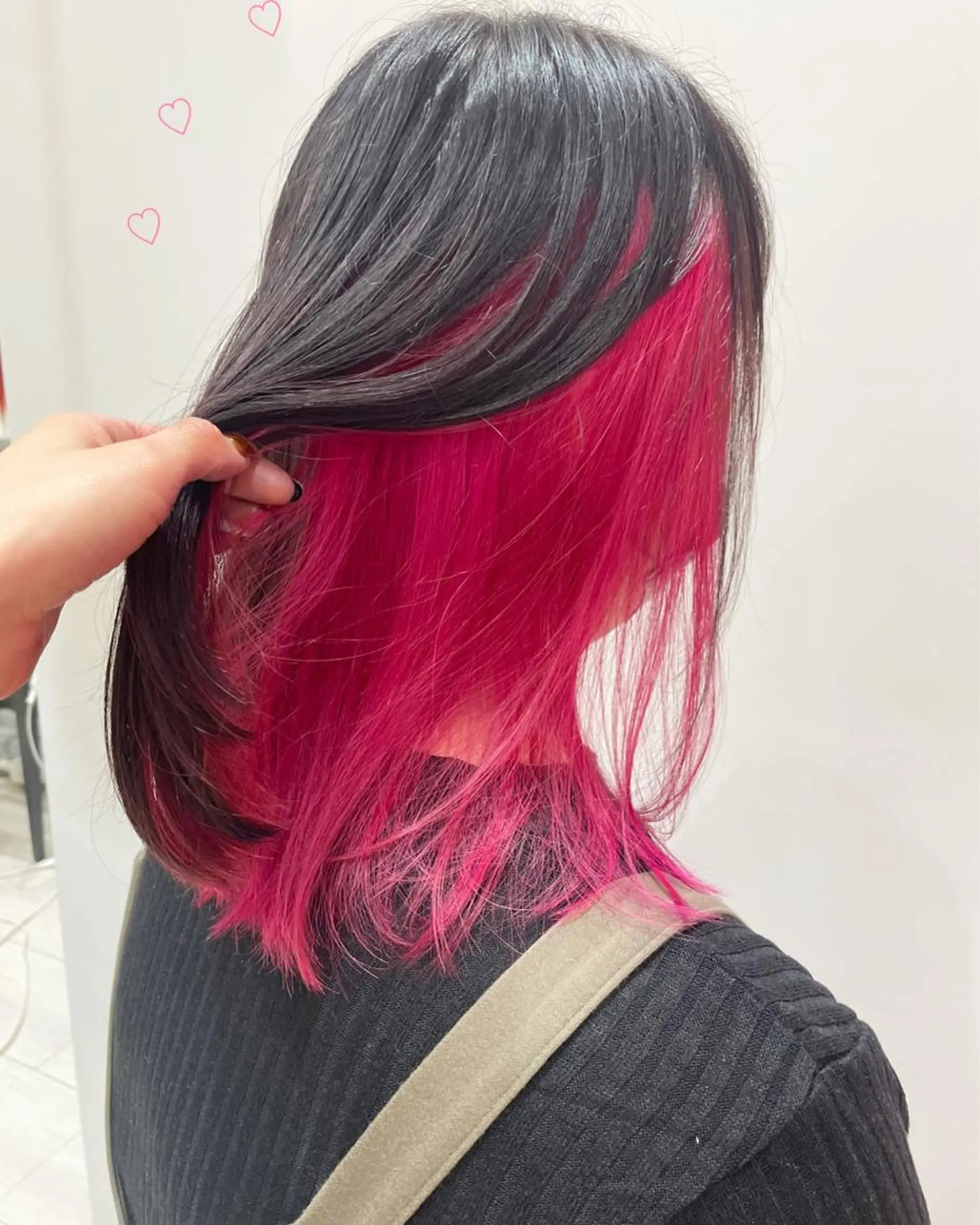 ミディアム カラー ピンクカラー EMANON新宿東口所属・新宿駅近♡ ♡個室♡三都季🌜のヘアスタイル