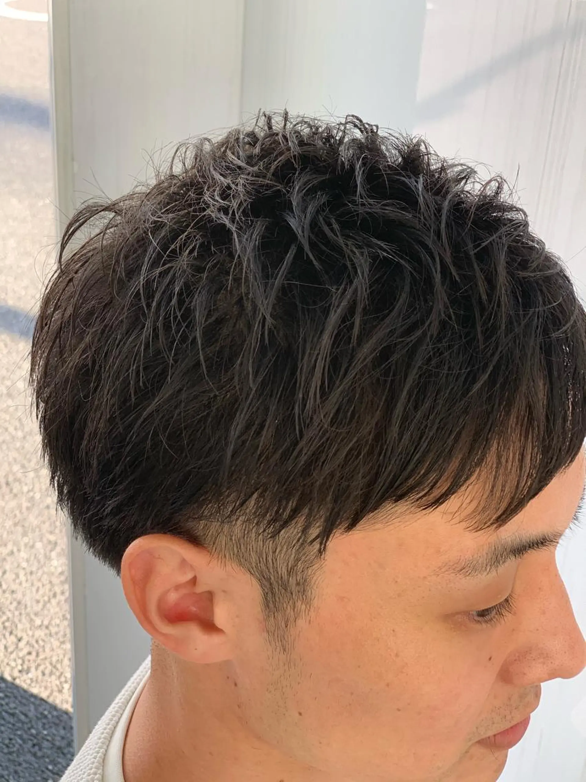 メンズ カット 山中 亮司のヘアスタイル