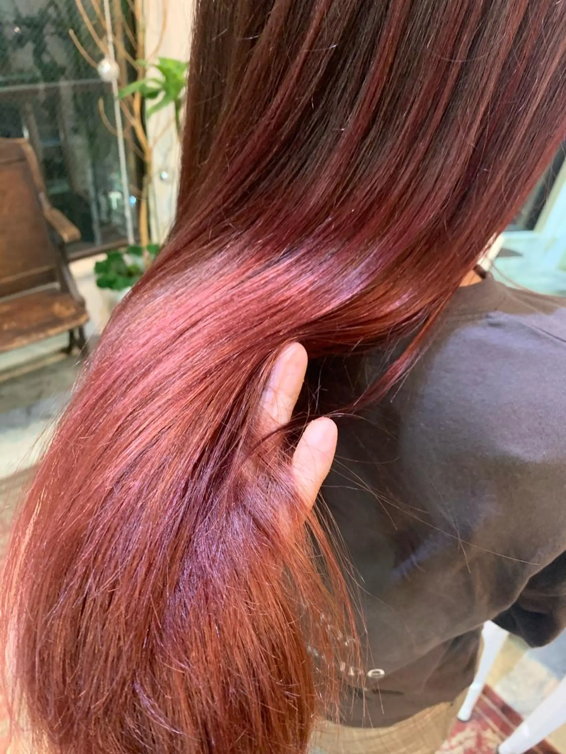ロング ヘアカラー トリートメント ヘッドスパ ヘアセット 山口 竣也のヘアスタイル