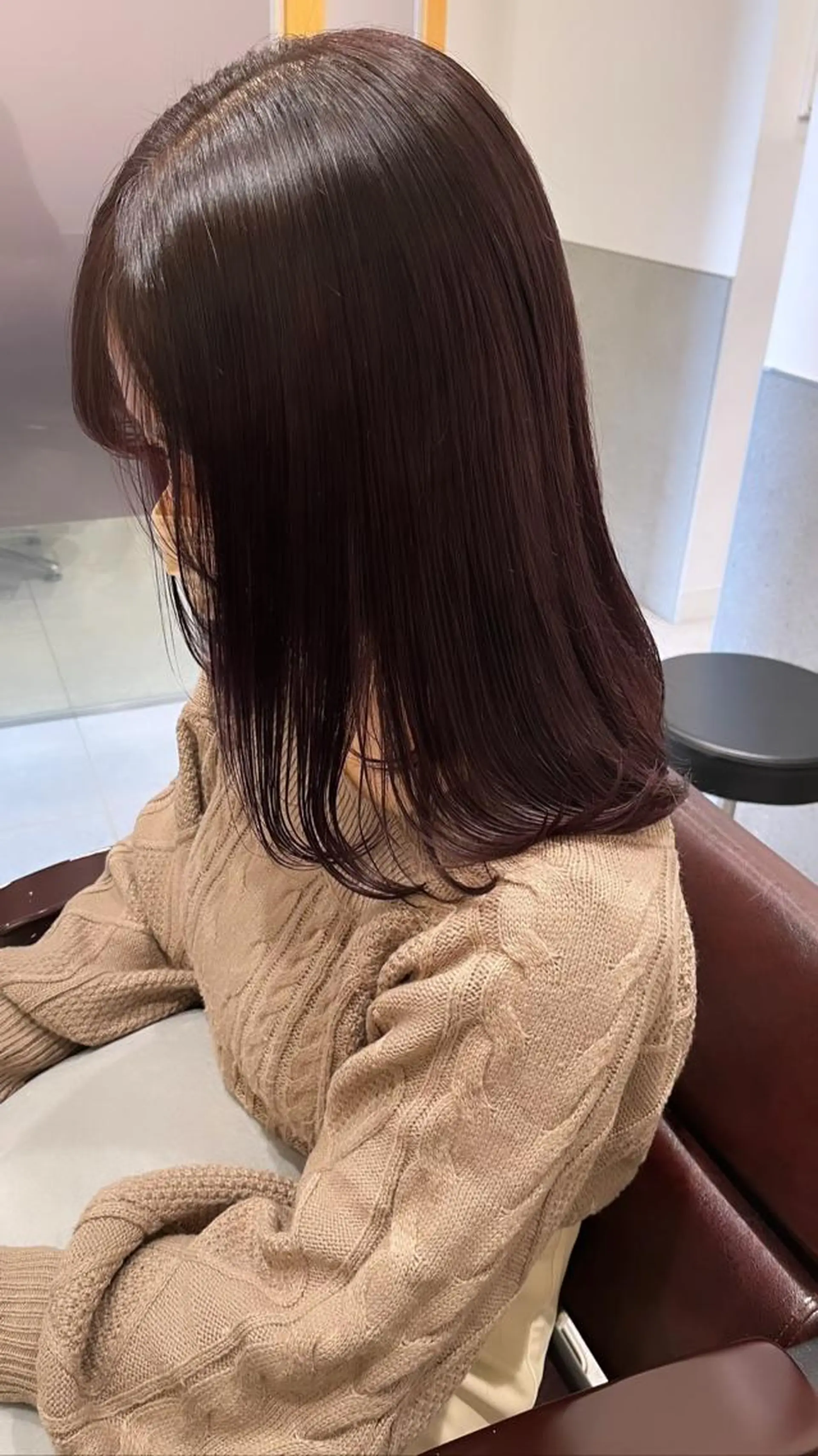 セミロング カラー classic 新横浜所属・大人girly🛋️ 🤍yukakoのヘアスタイル