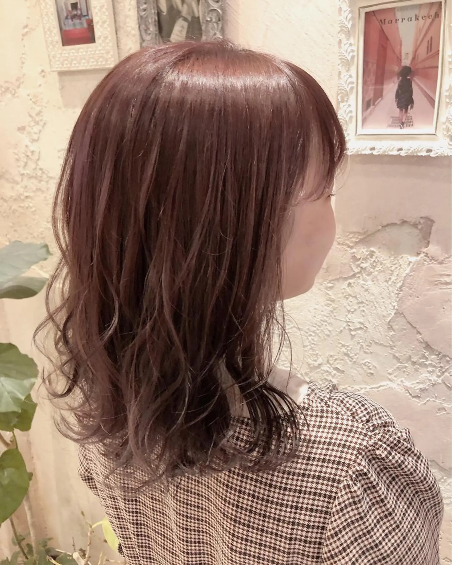 ミディアム カット ヘアカラー トリートメント 代表山口ひな 髪質改善のプロのヘアスタイル