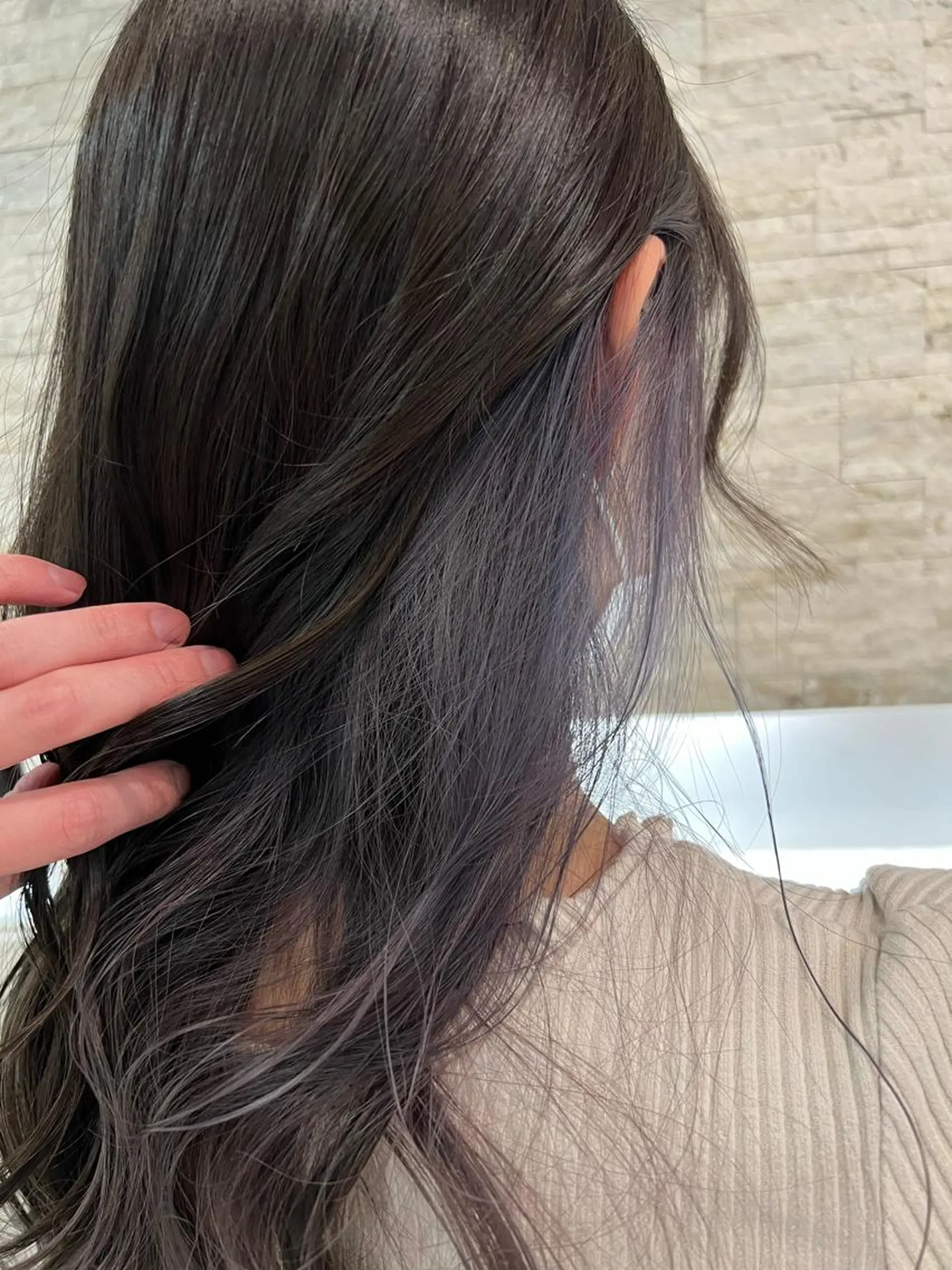 ロング カラー ヘアアレンジ ラベンダーカラー 🇰🇷韓国メンズ 特化🇰🇷松永恭征のヘアスタイル
