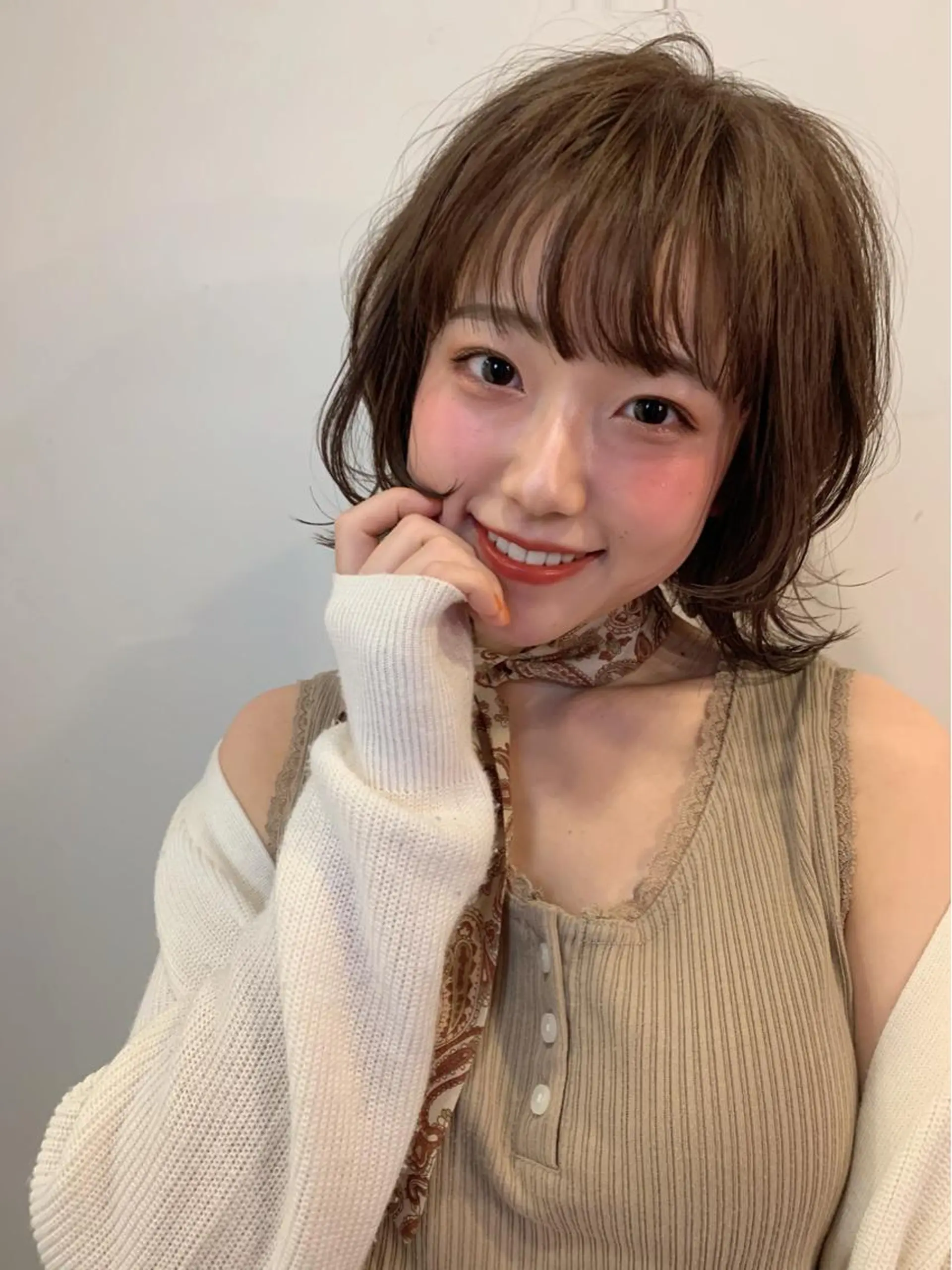 ショート カラー ヘアカラー トリートメント 38【サーティーエイト】所属・REINA 【デザイナー】のヘアスタイル
