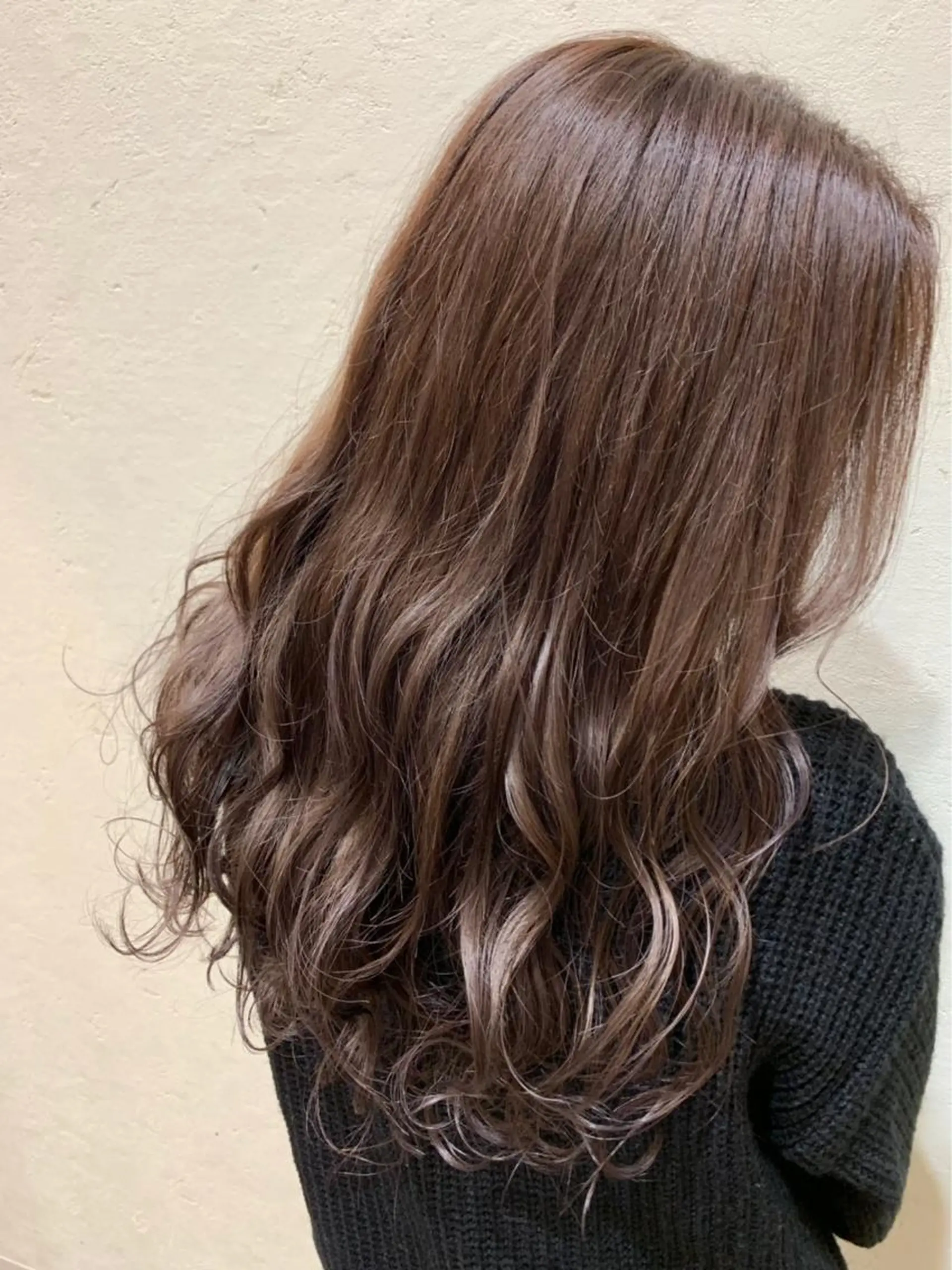 ロング カット ヘアカラー トリートメント 齋藤 結愛のヘアスタイル