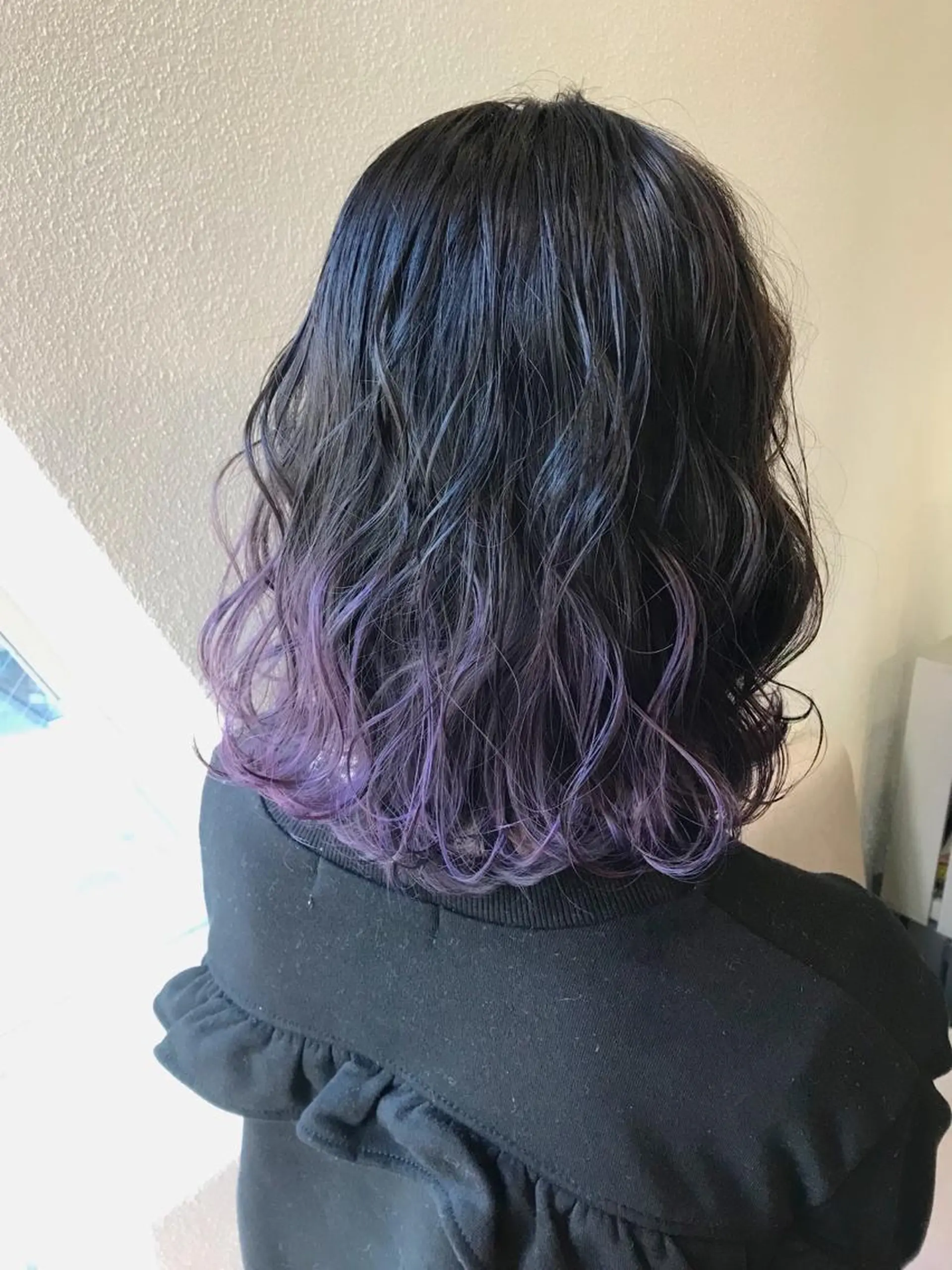 ミディアム カラー グラデーションカラー バイオレットカラー ヘアカラー トリートメント lani 天神大名/ブリーチのヘアスタイル