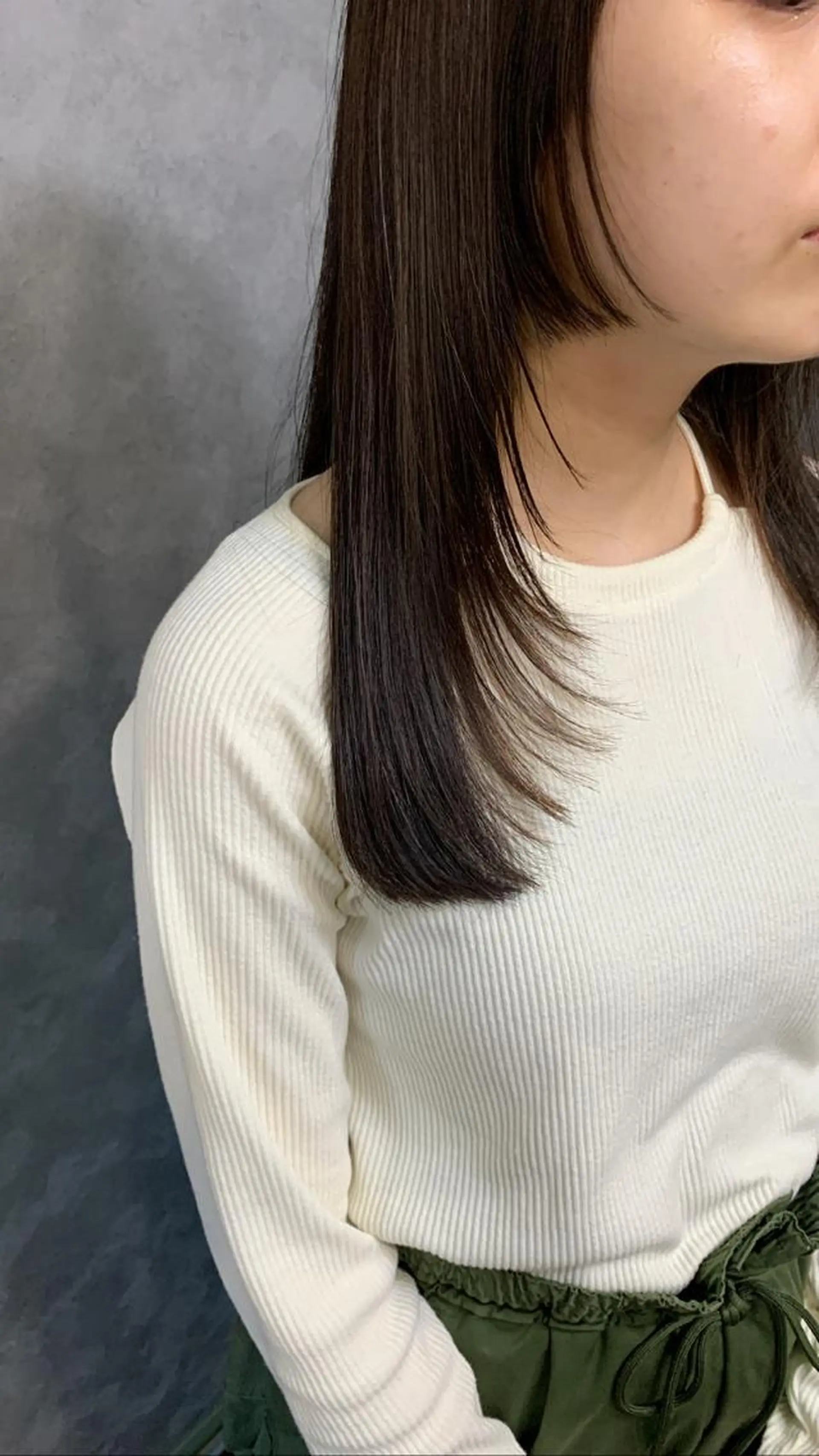 ロング レイヤーカット カット トリートメント chouette/ 根本優希のヘアスタイル