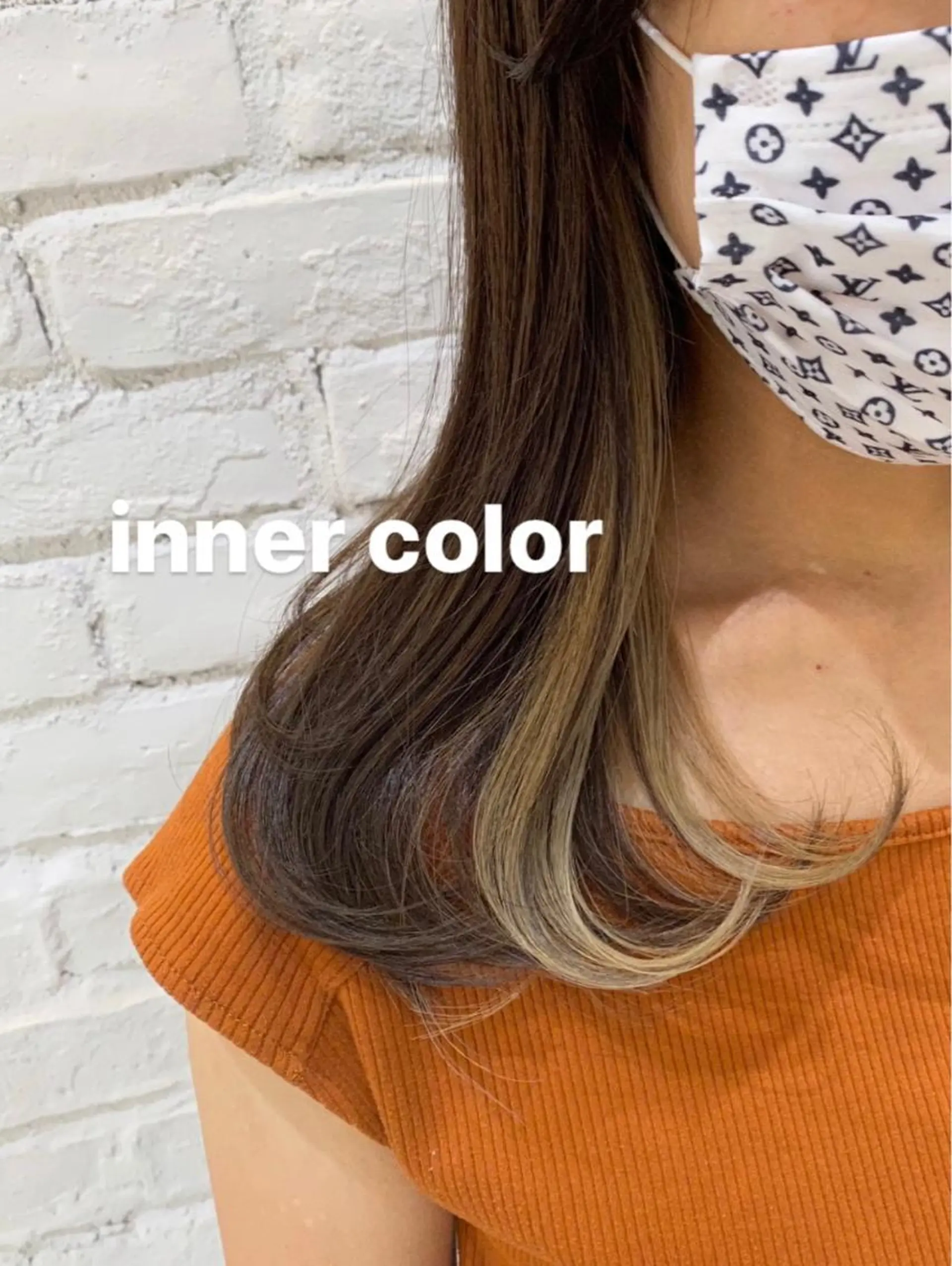 セミロング カラー カット ヘアカラー トリートメント ENIF ヤマグチアツコのヘアスタイル