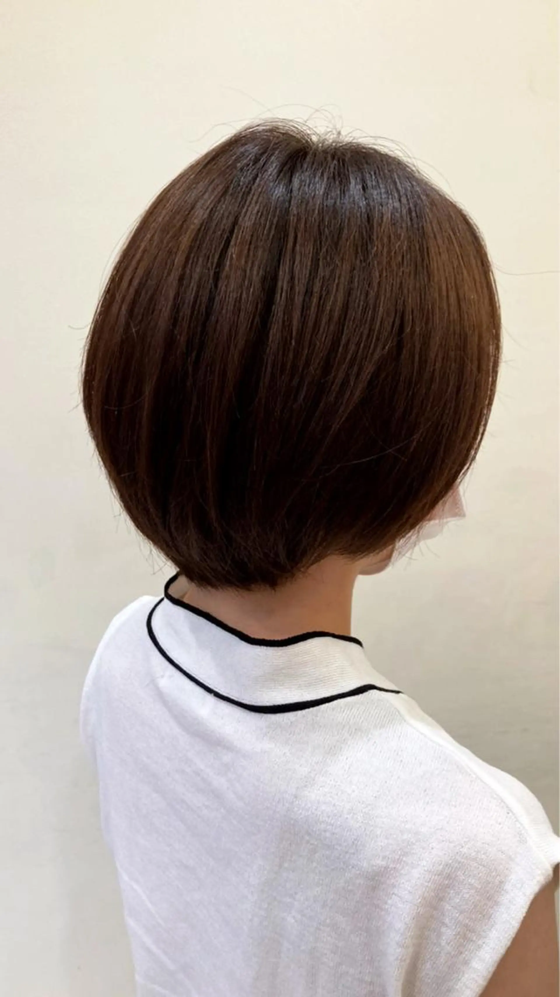 ショート カラー ボブカット／ 明千のヘアスタイル