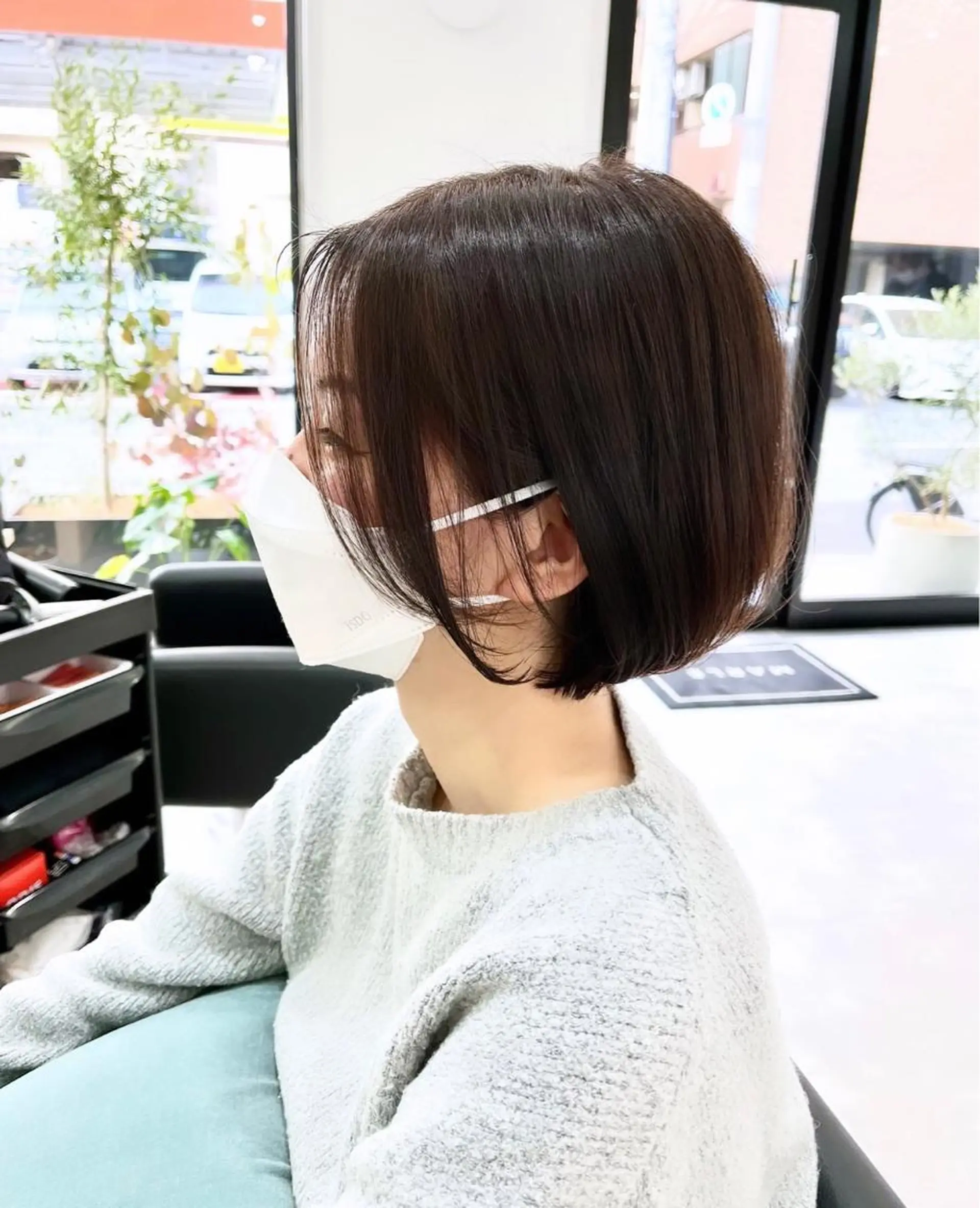 ショート カラー ショートボブ ボブ ショートヘア カット トリートメント MARLE所属・MARLE 都島 マユミのヘアスタイル