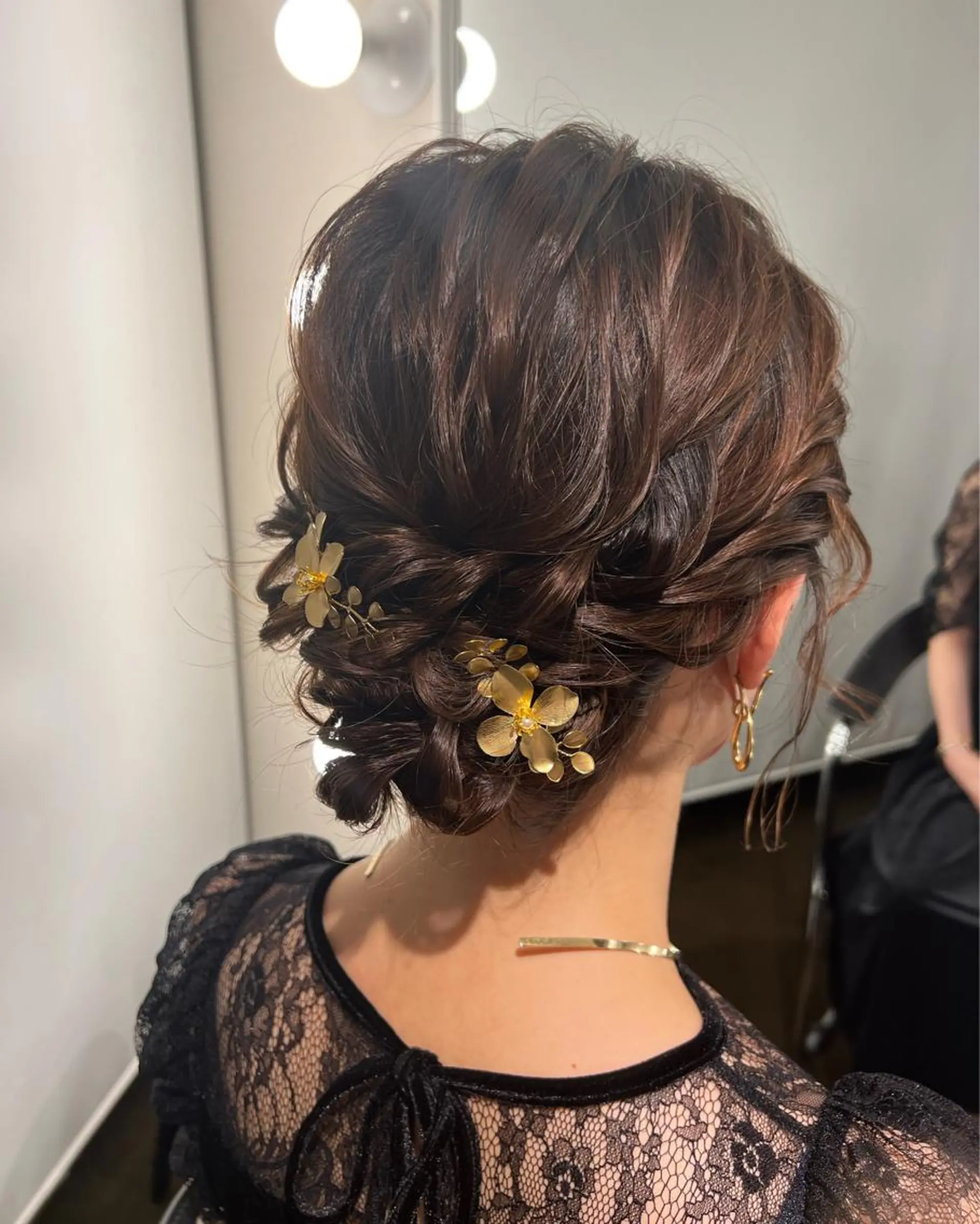 ヘアアレンジ 結婚式・ブライダル ヘアセット Okano Mahoのヘアスタイル