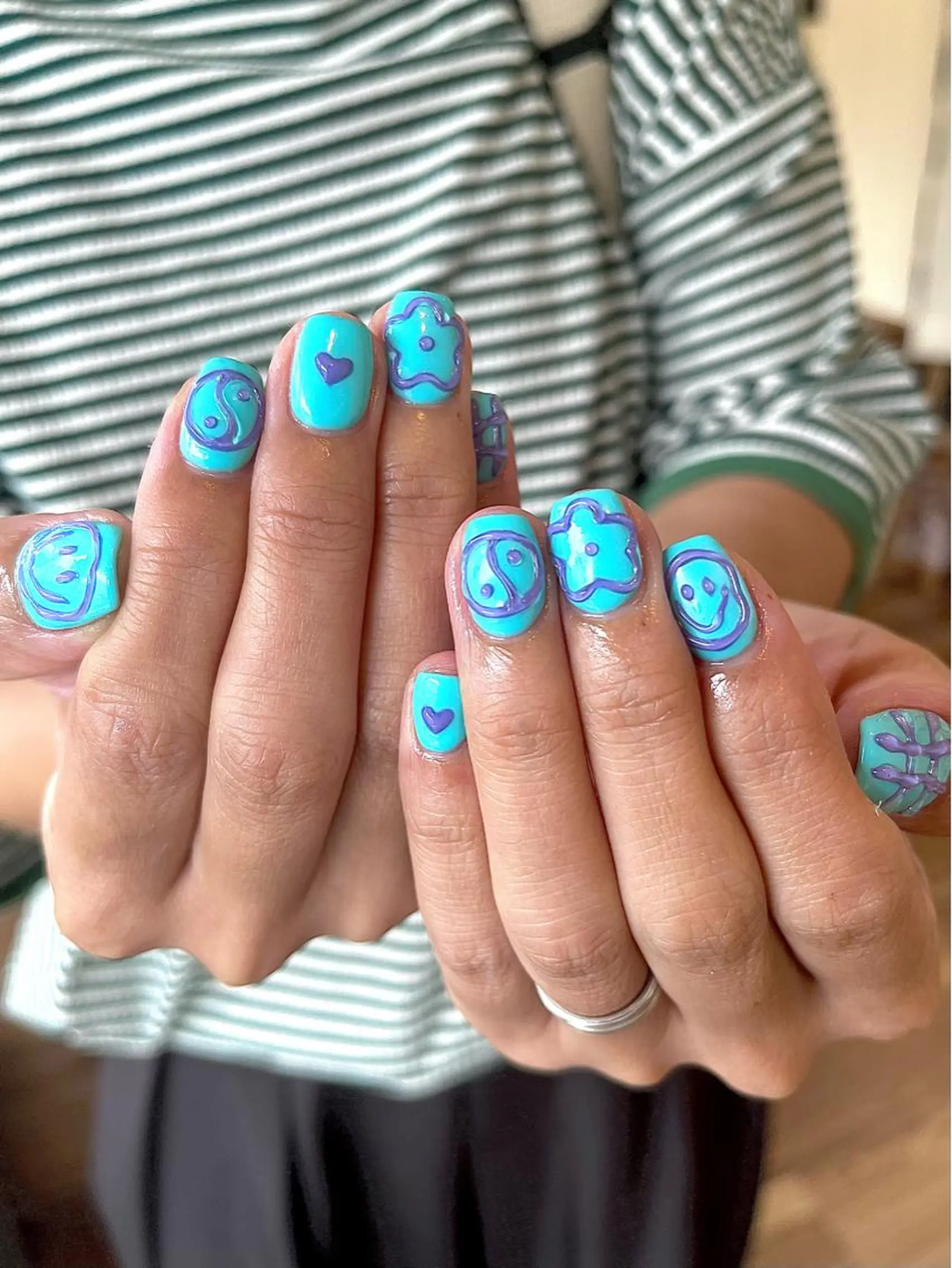 ネイル ぷっくりネイル ハンドネイル フットネイル para ☀︎ sol by BECK所属・Para Sol nail　Maoのネイルデザイン