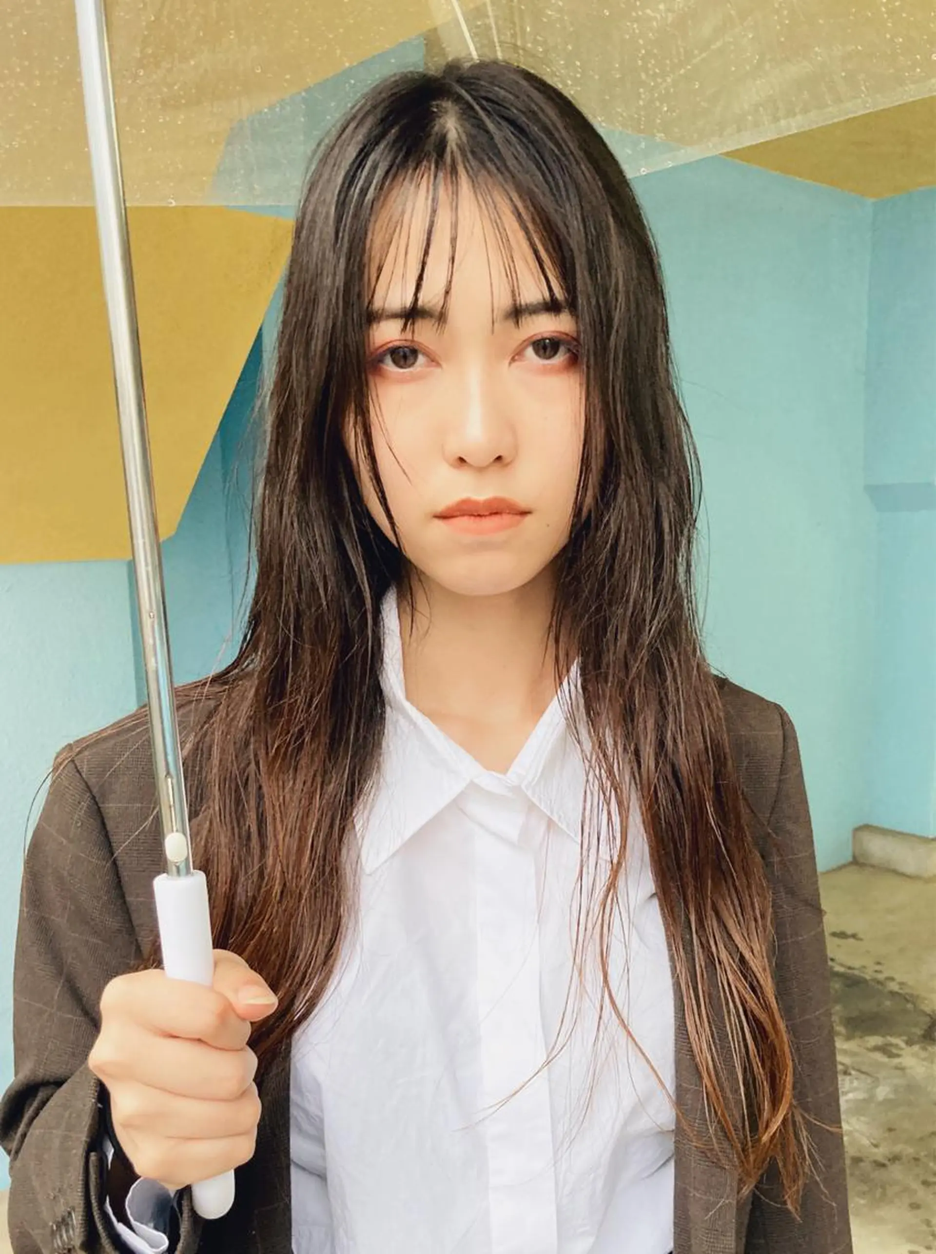 ロング 金田 夏野のヘアスタイル