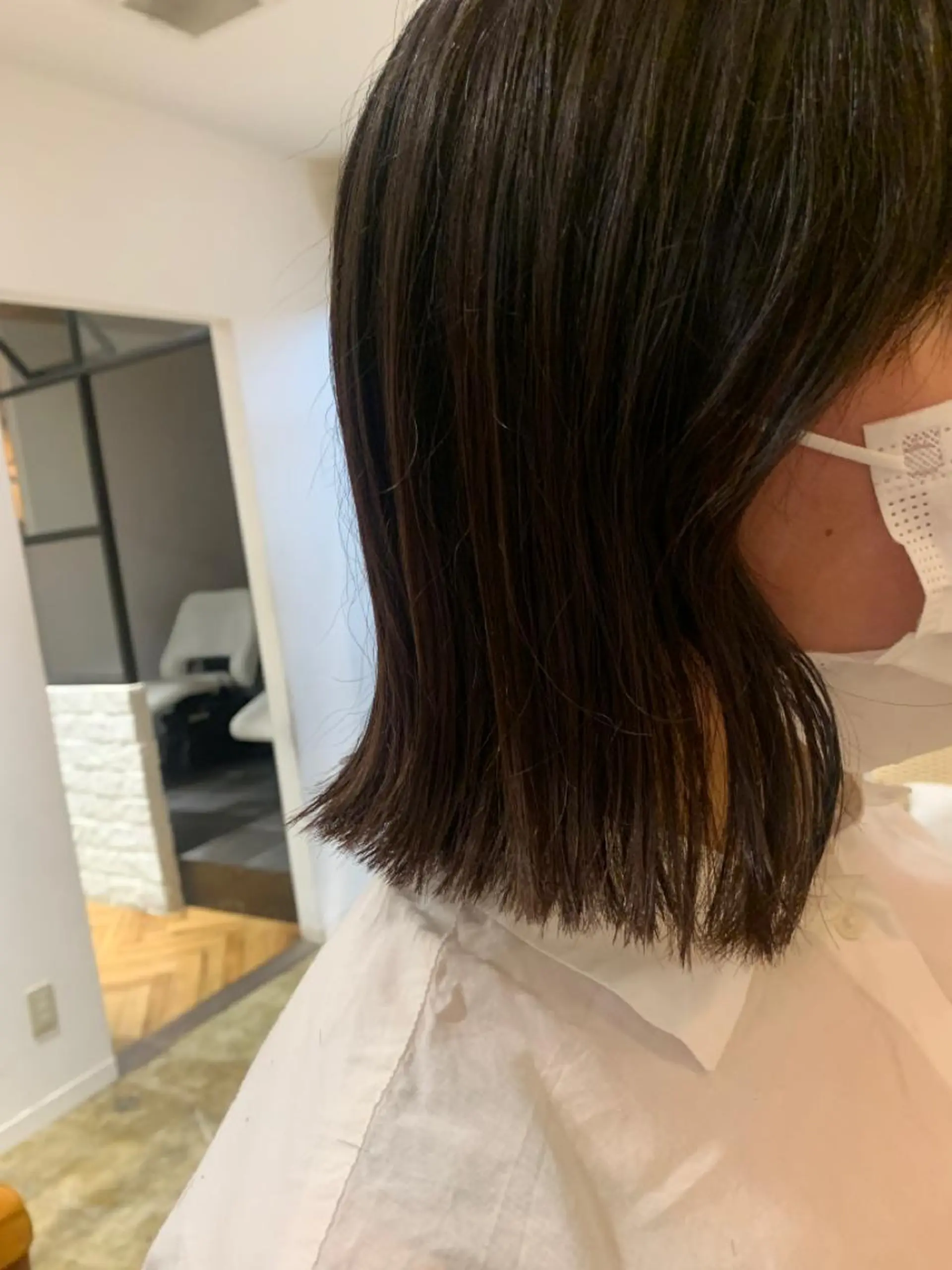 ショート 切りっぱなしボブ ボブ RIO .のヘアスタイル
