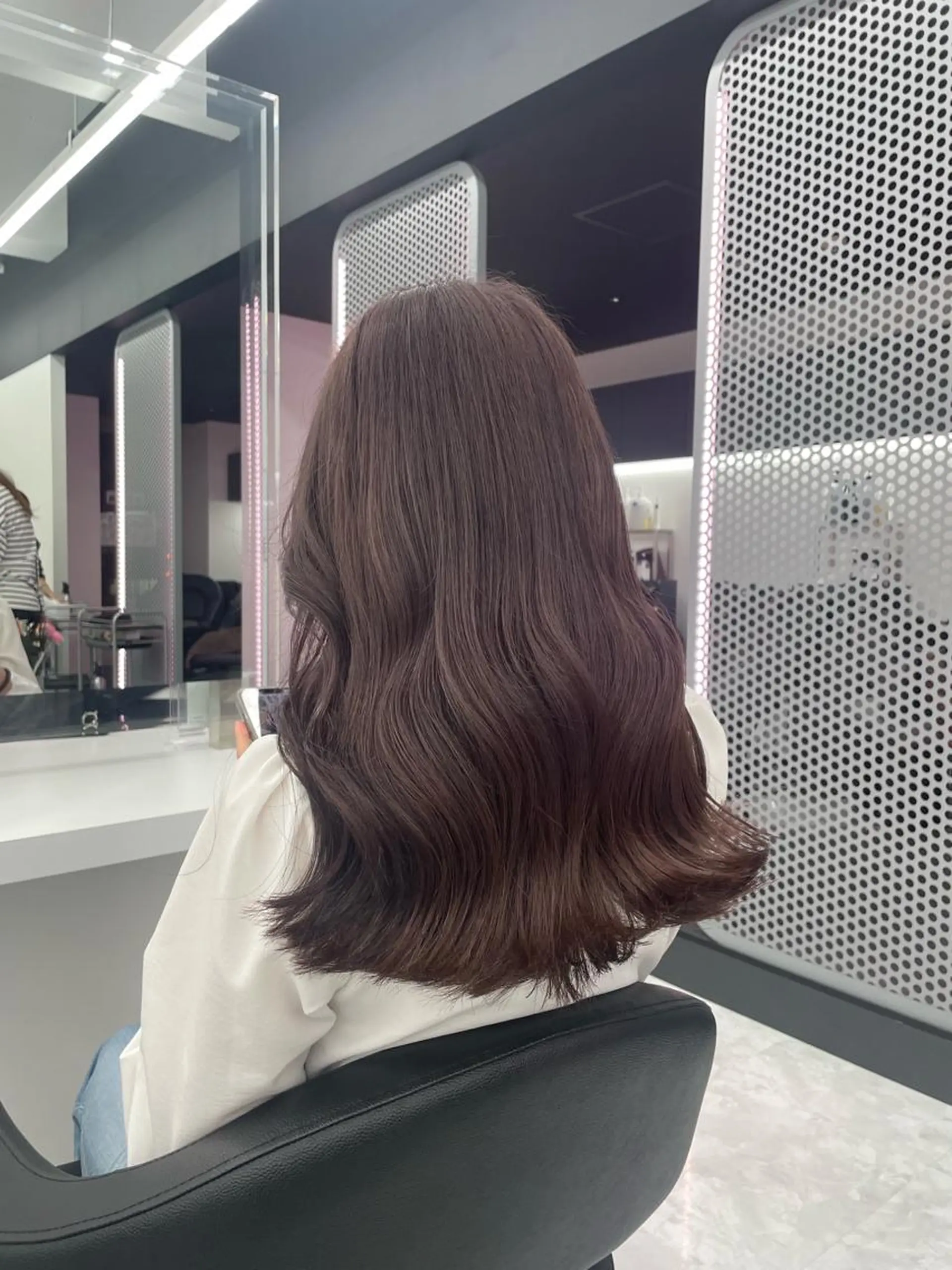 セミロング ヘアカラー トリートメント ヘアセット GO TODAY SHAiR SALON所属・🤍韓国トレンド ヘア🤍miku🤍のヘアスタイル