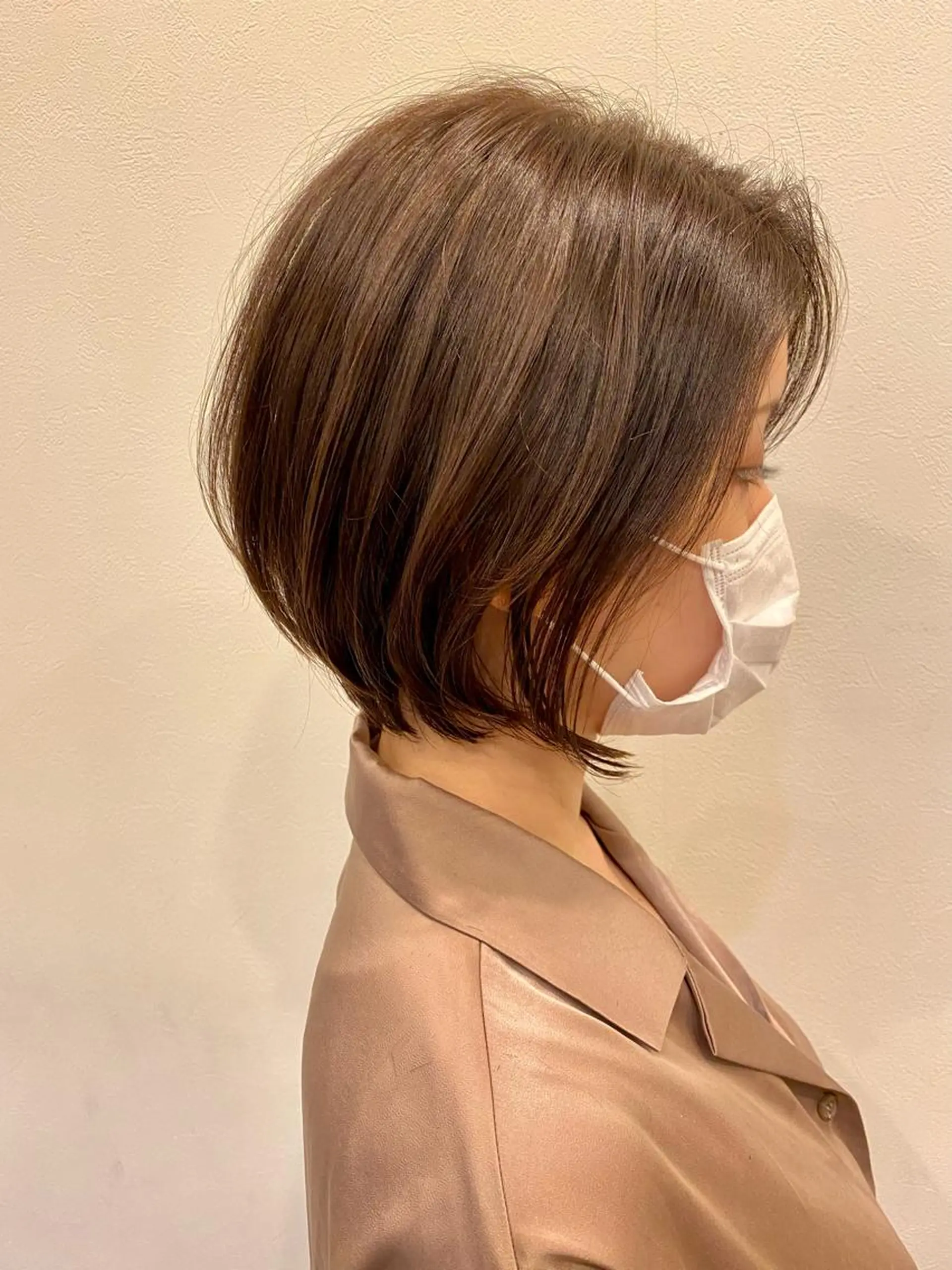 ショート カラー ショートボブ アッシュ ベージュカラー ボブ ショートヘア 美容室Natural Spot所属・鈴木 暁斗のヘアスタイル