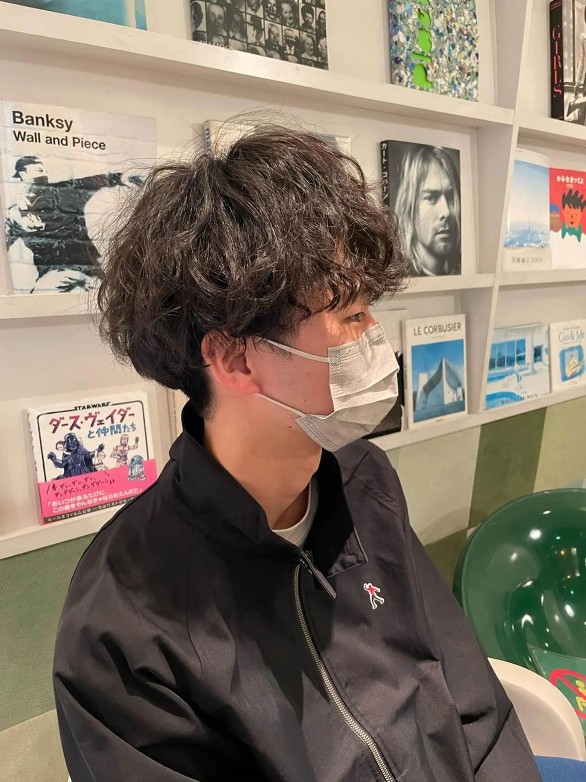 パーマ メンズ カット パーマ 倉島 拓哉のヘアスタイル