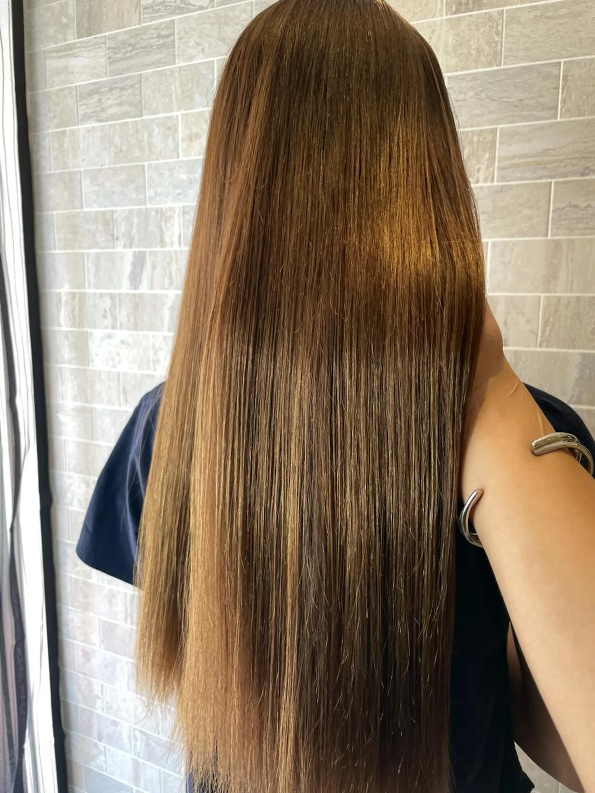 セミロング 栗林 茉那のヘアスタイル