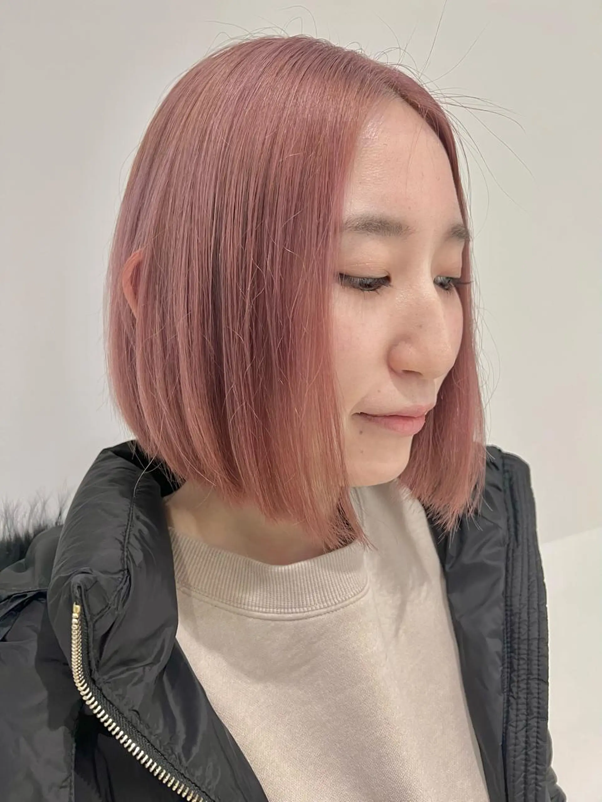ショート カラー ヘアカラー トリートメント 宮永 智香のヘアスタイル