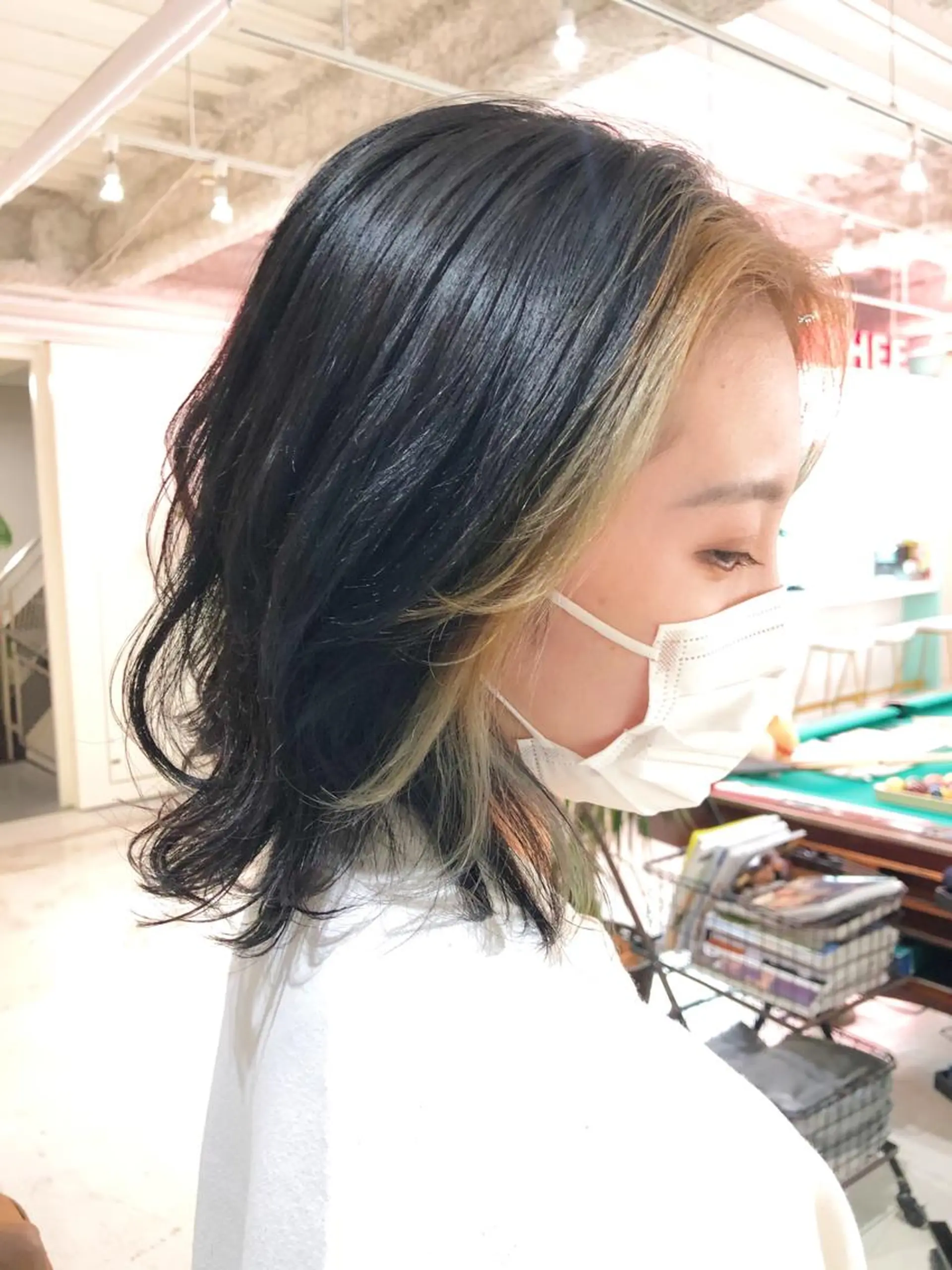 ミディアム カラー ヘアアレンジ GRAND OMOTESANDOのヘアスタイル