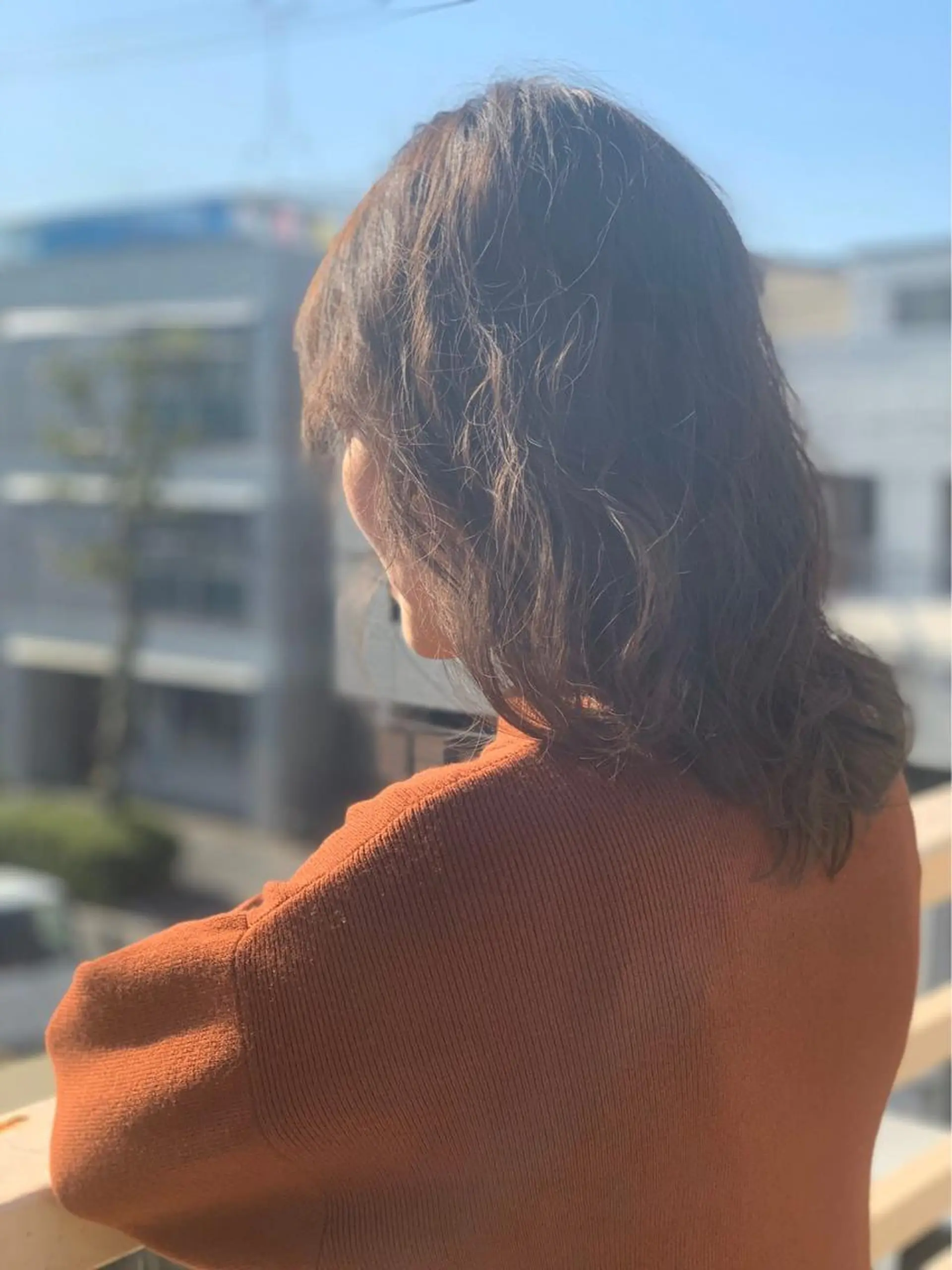 セミロング カラー パーマ MIRUCO by KURAKU所属・⭐️ハイトーンカラー ⭐️メンズパーマ達成のヘアスタイル