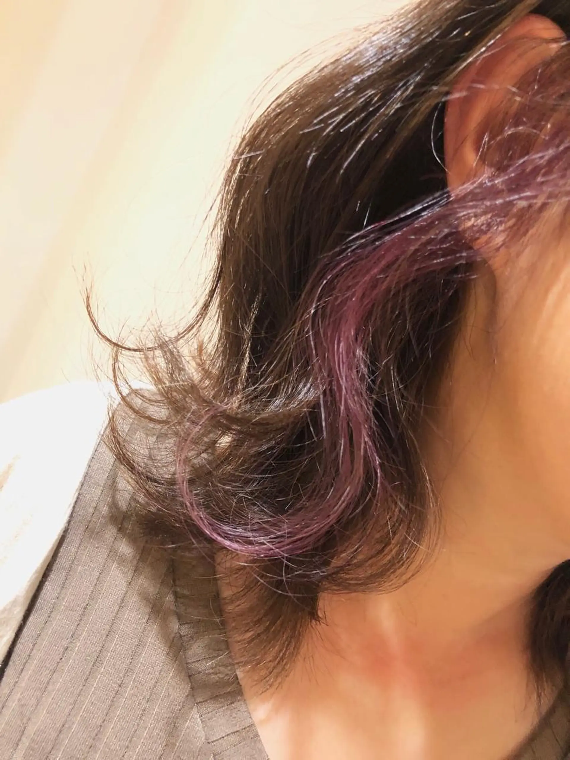 ミディアム カラー ピンクカラー ピンクパープル パープルカラー aimée/ まつ毛&眉毛サロンのマツエク・マツパデザイン