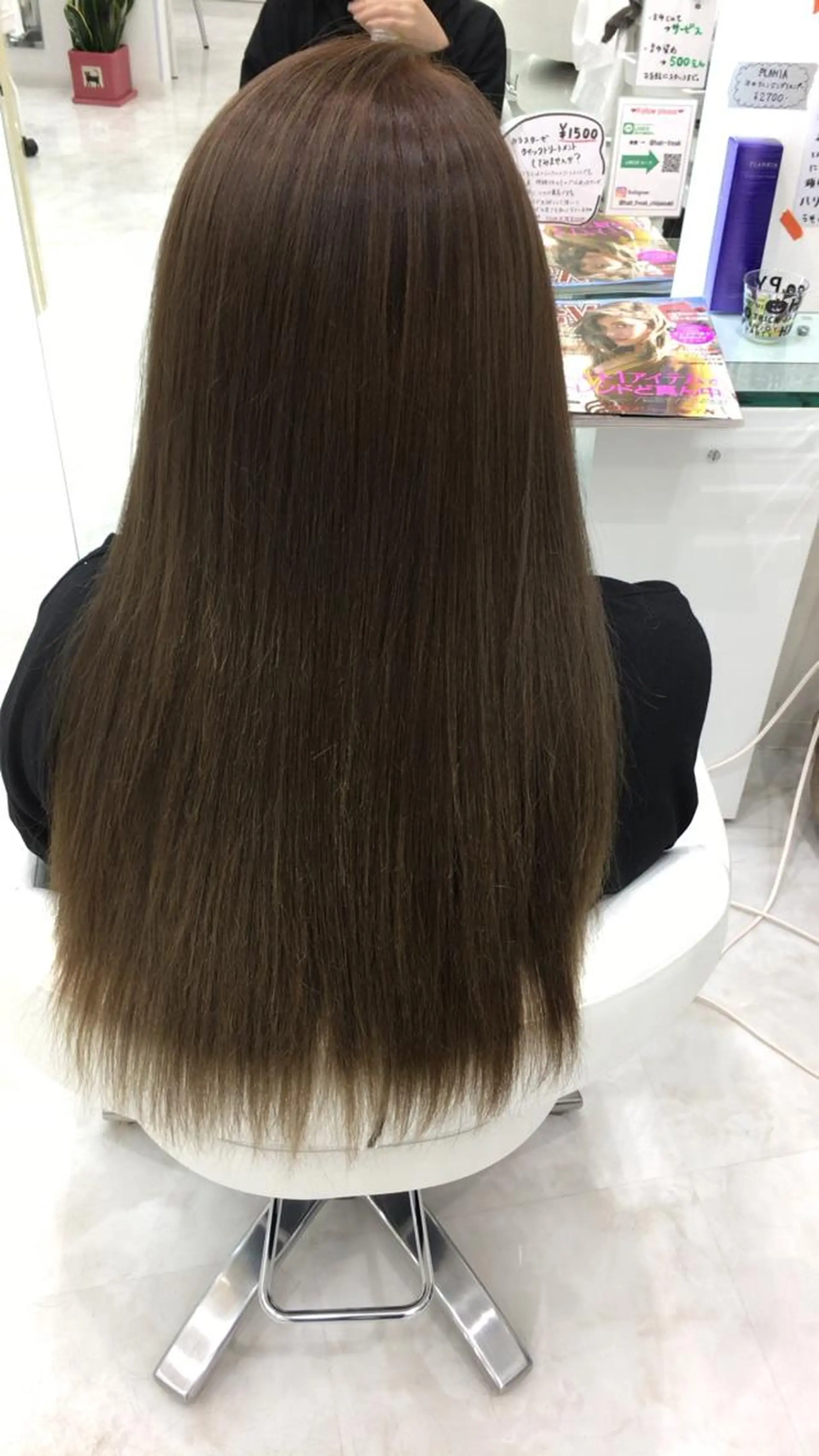 ロング カラー ブリーチ 透明感カラー ブリーチなしカラー 佐藤 祥太のヘアスタイル