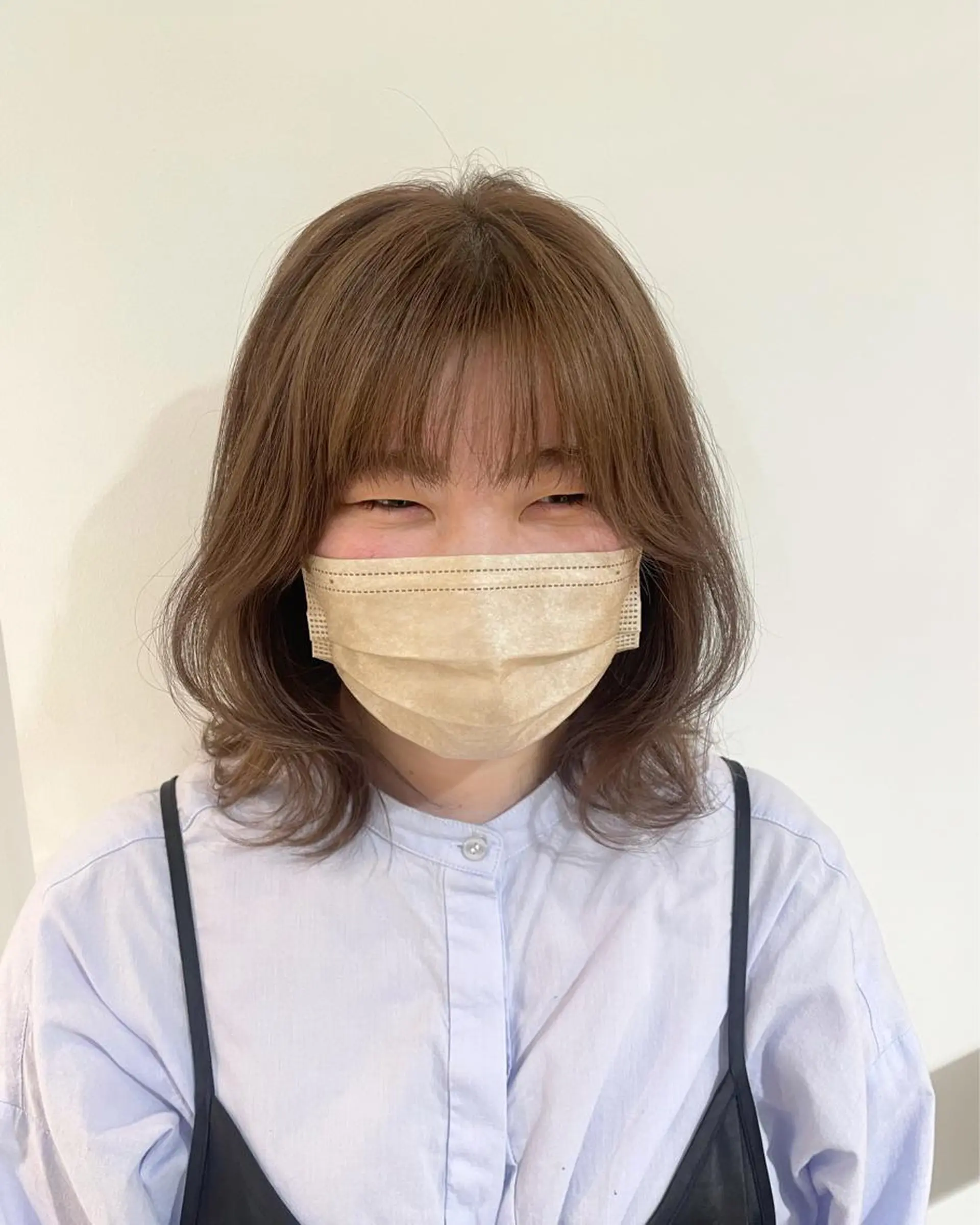 ミディアム 伊藤 愛里のヘアスタイル