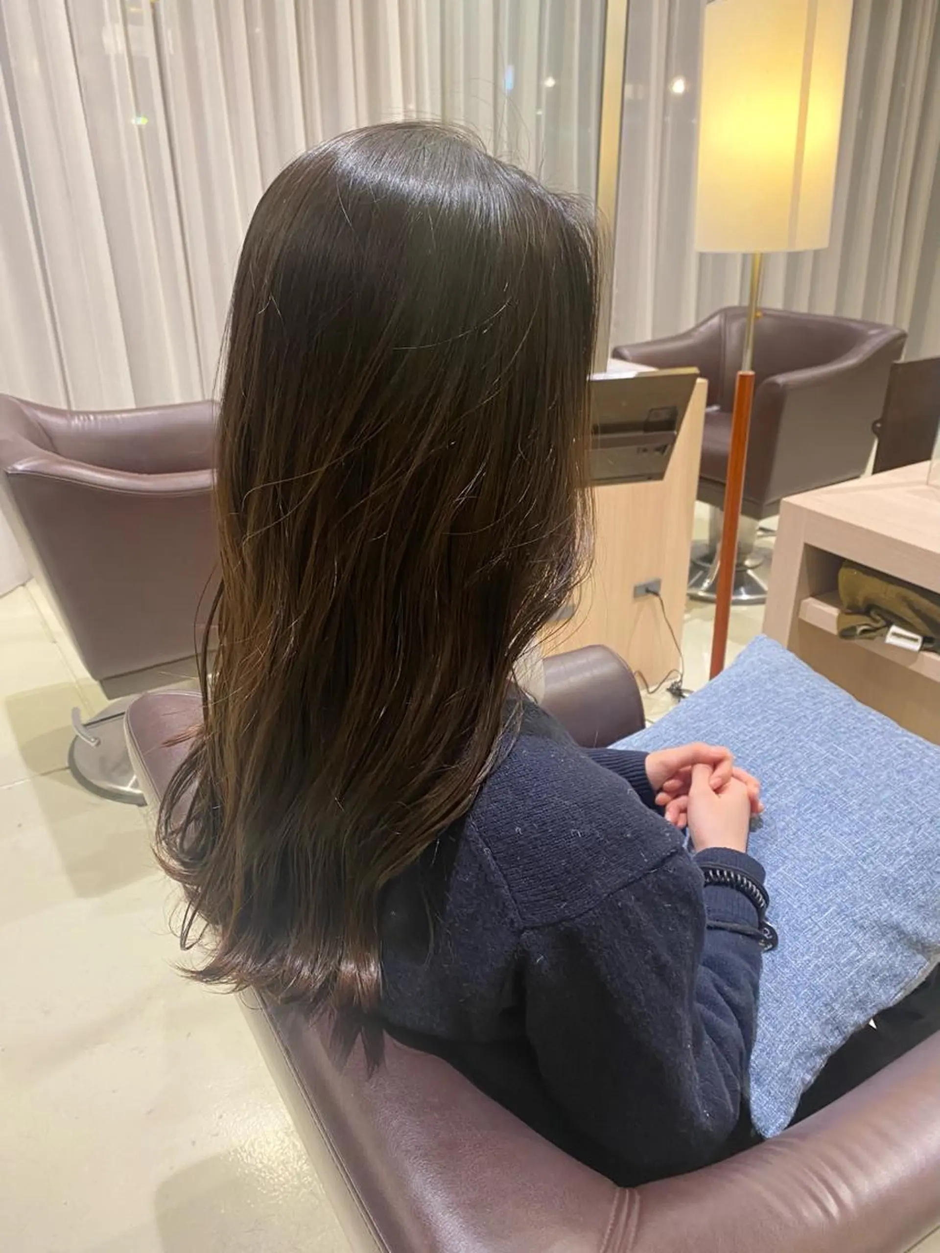 ロング カット ヘアカラー みやび🫧髪質改善 🫧透明感カラー🫧のヘアスタイル