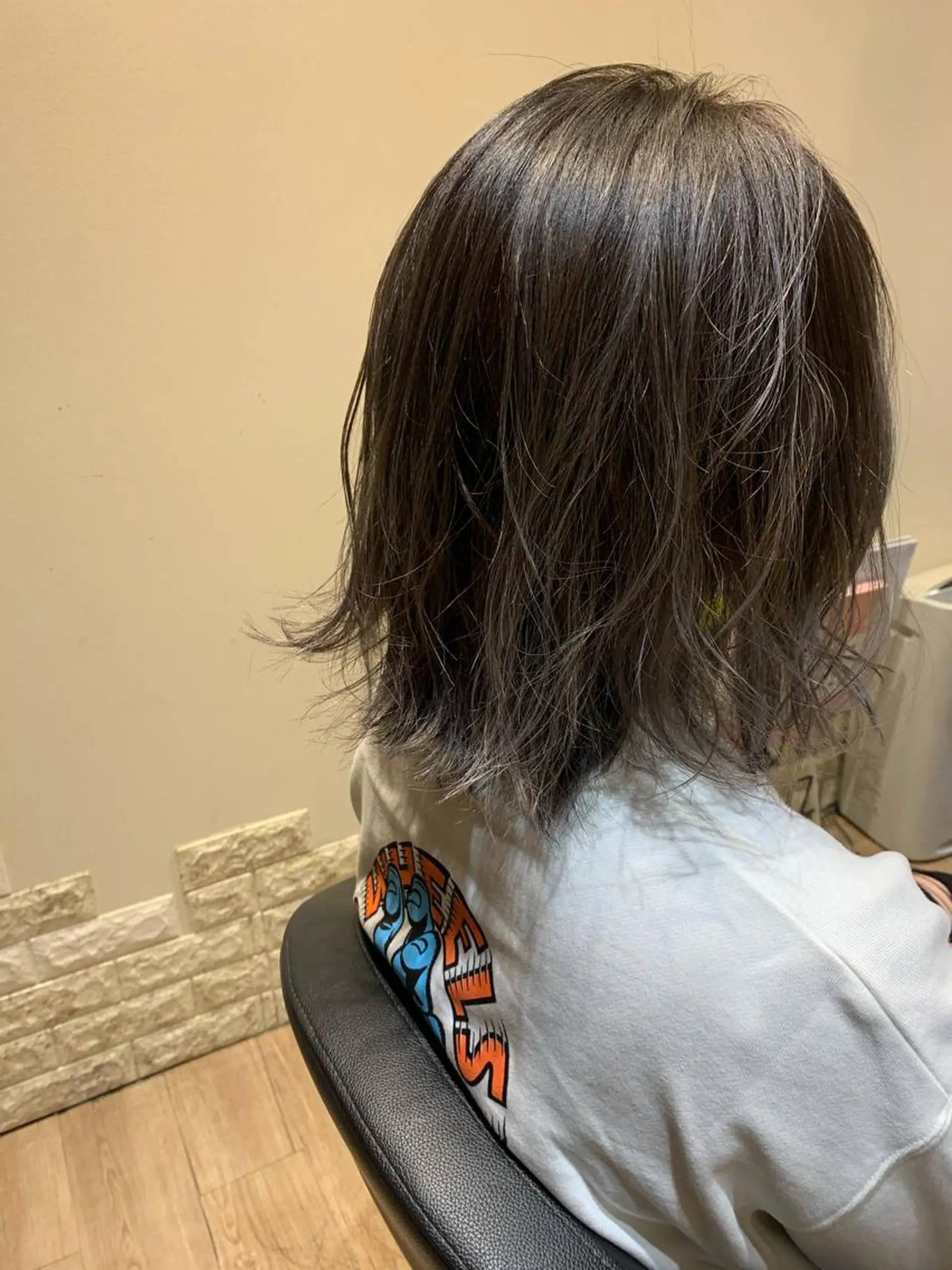 ショート カラー バレイヤージュ レイヤーカット ヘアカラー 大久保 隆蔵のヘアスタイル