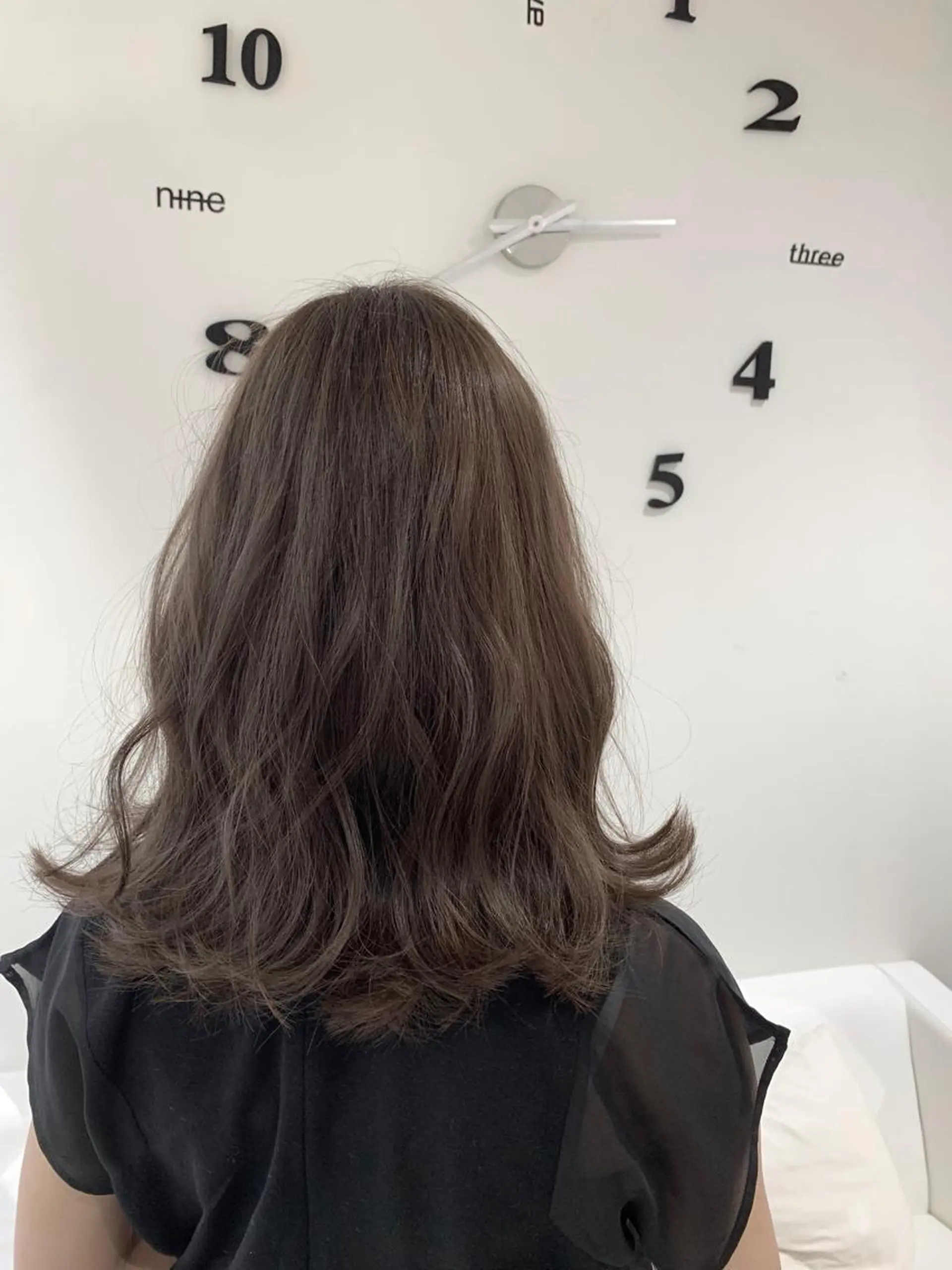 セミロング カラー カット ヘアカラー 松吉 純平のヘアスタイル