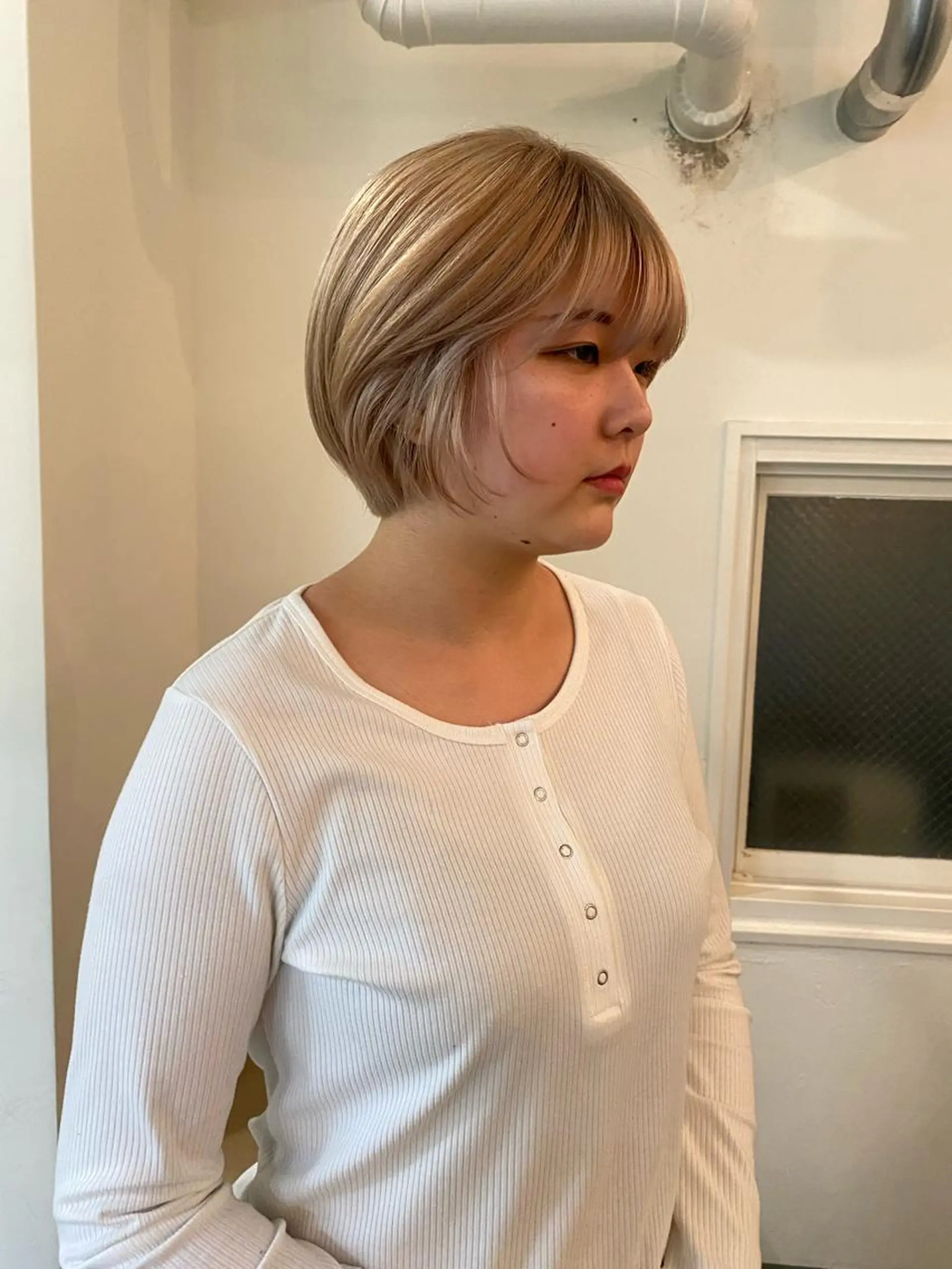 ショート カラー 原 瑞希のヘアスタイル