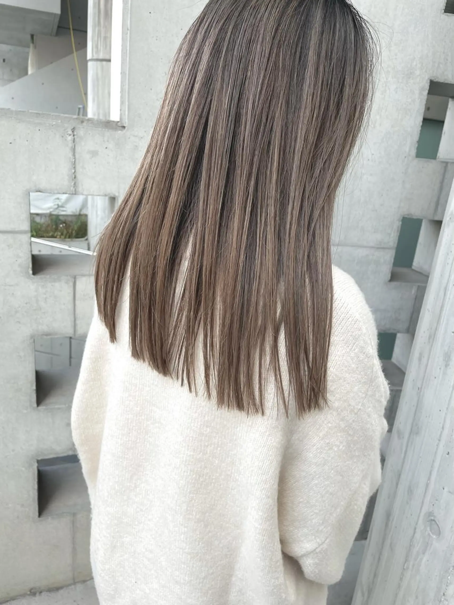 セミロング カラー Leverage所属・【店長】外国人風 メンズヘア尾上雄輝のヘアスタイル