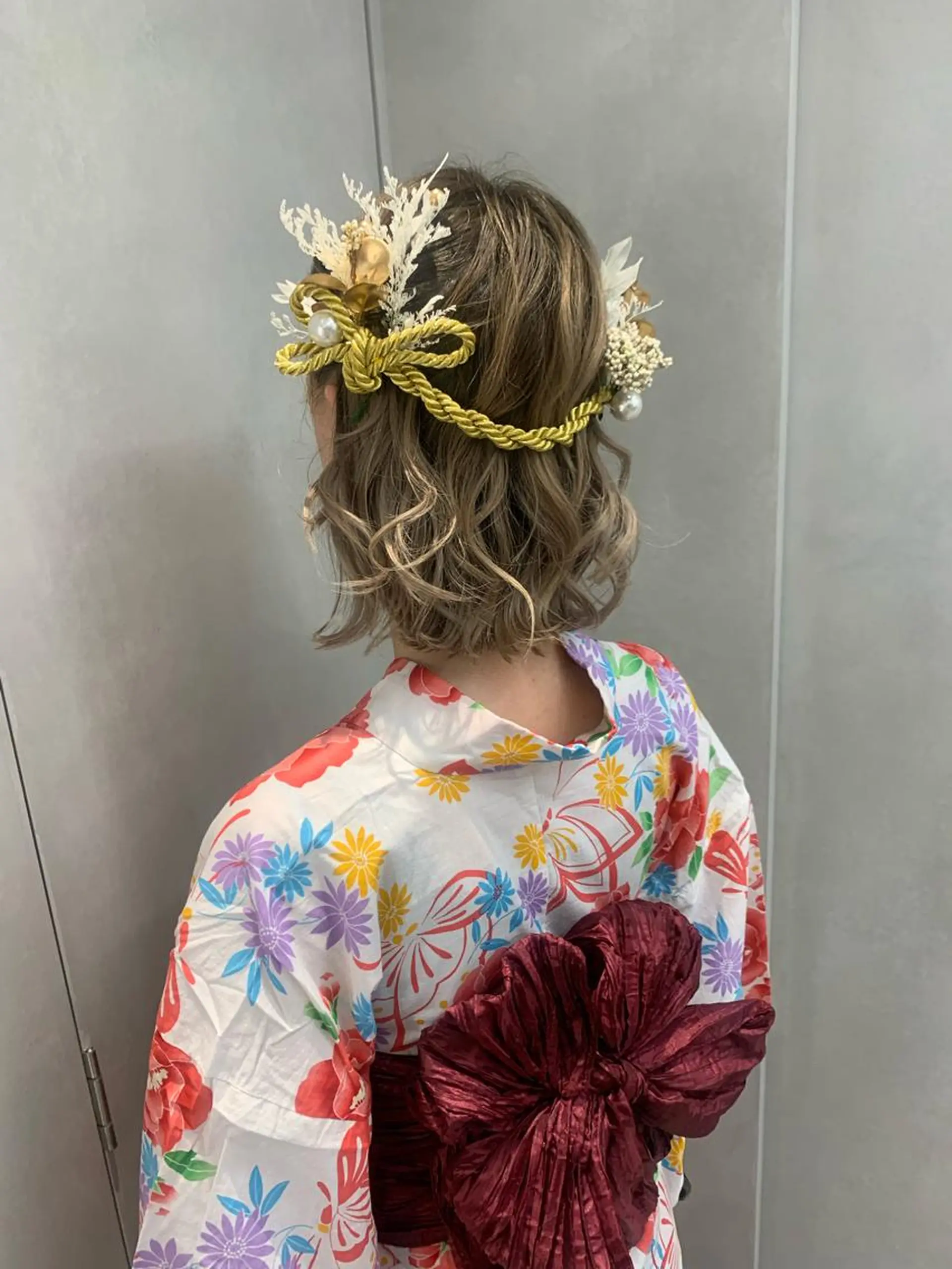 ミディアム 卒業式のヘアスタイル 学生 韓国風ヘア 浴衣 当日予約大歓迎💕/ Chisatoのヘアスタイル