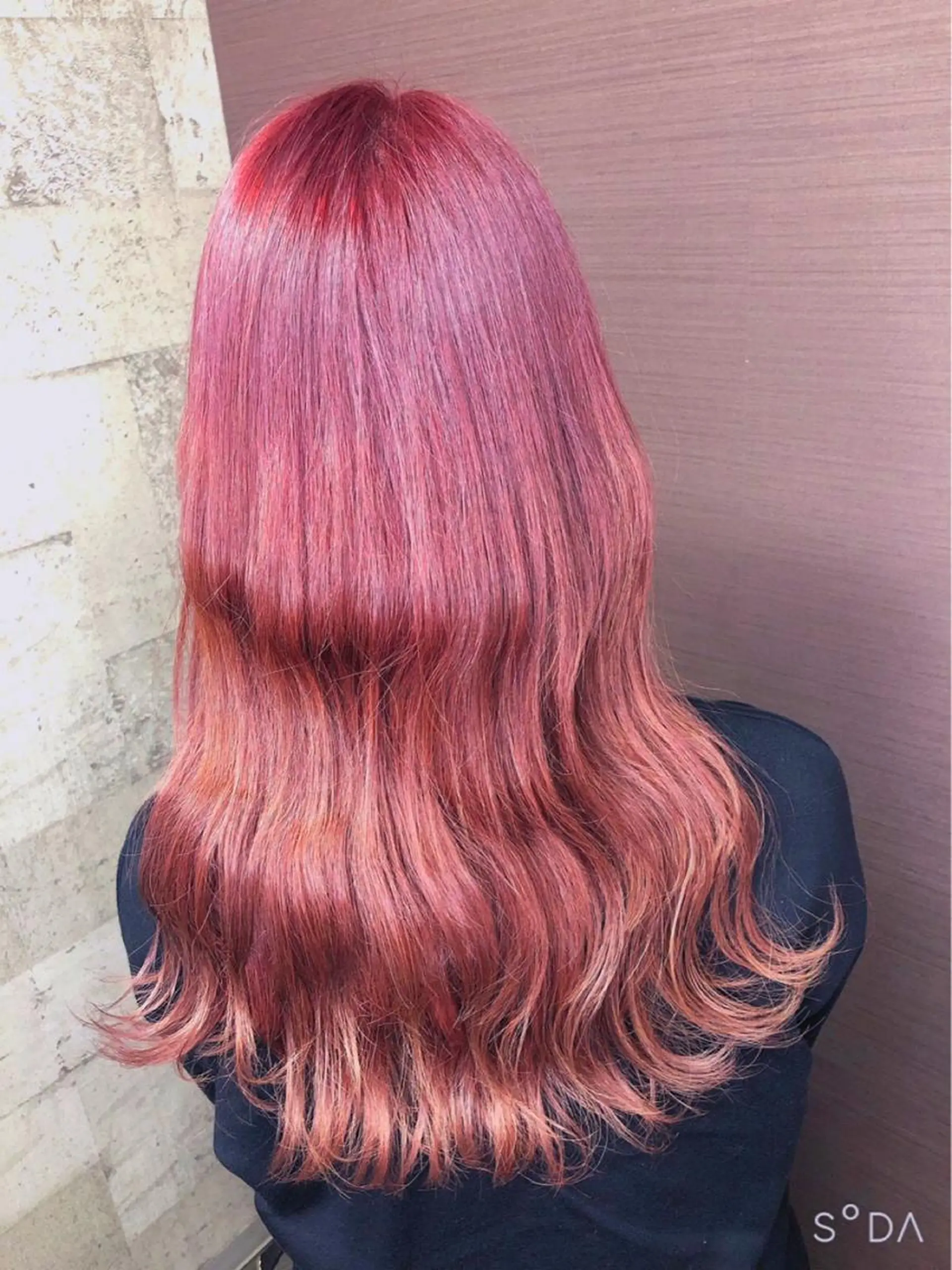 セミロング カラー PANOL 秀島のヘアスタイル