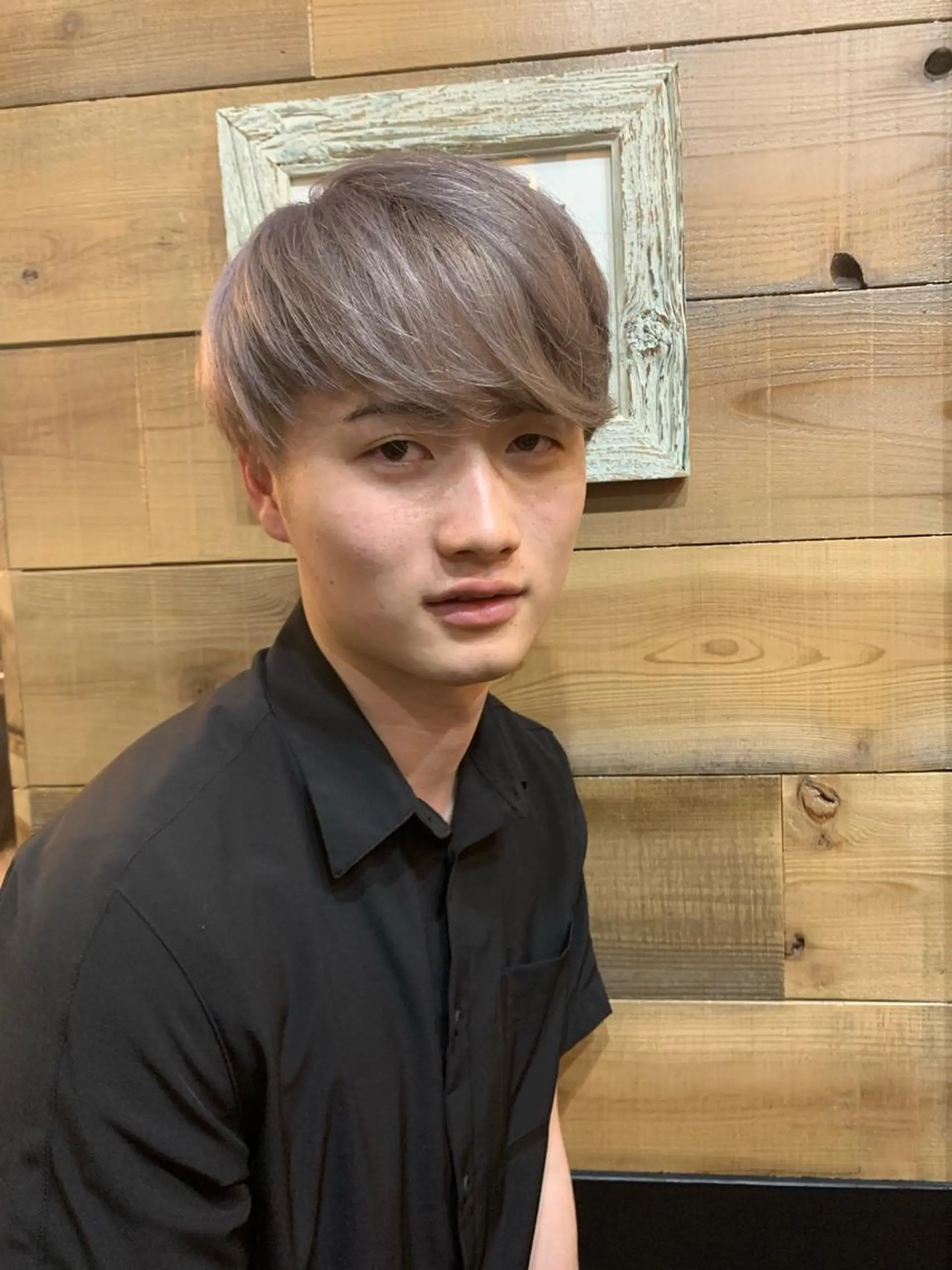 カラー メンズ 透明感カラー ヘアカラー SHIAN 八王子👼鬼塚さやかのヘアスタイル